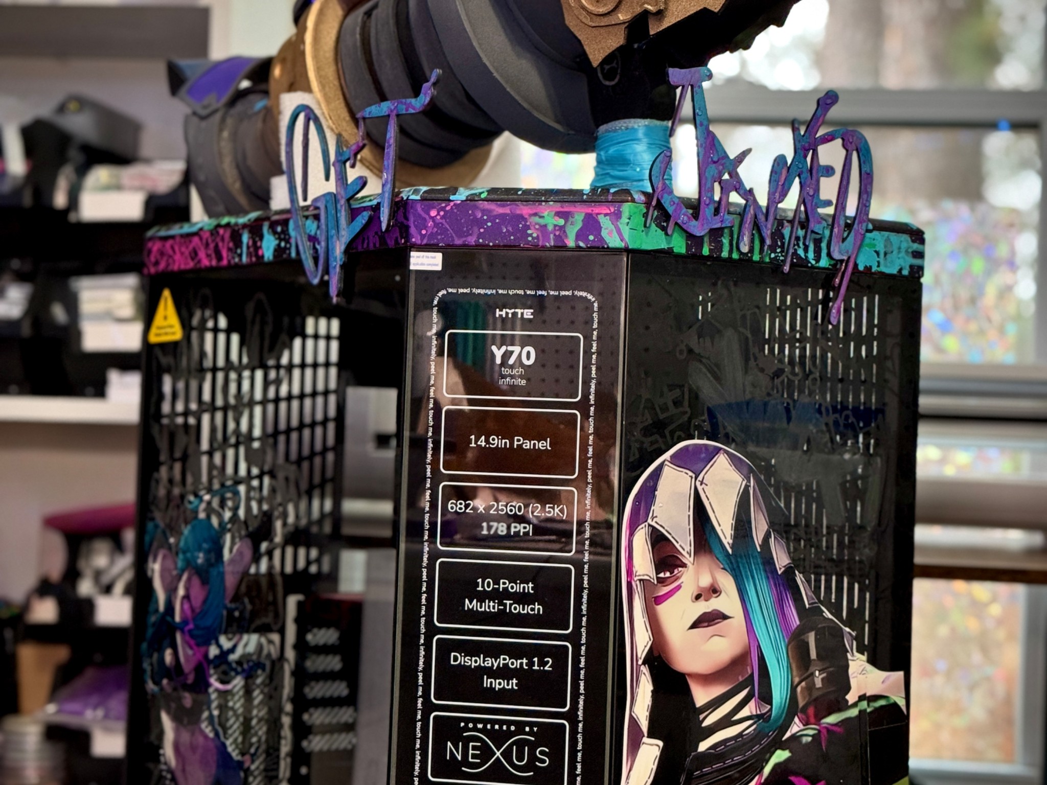Custom PC Case - Jinx Arcane - DIY Package (Stickers/Digital File) - NOW AVAIL!