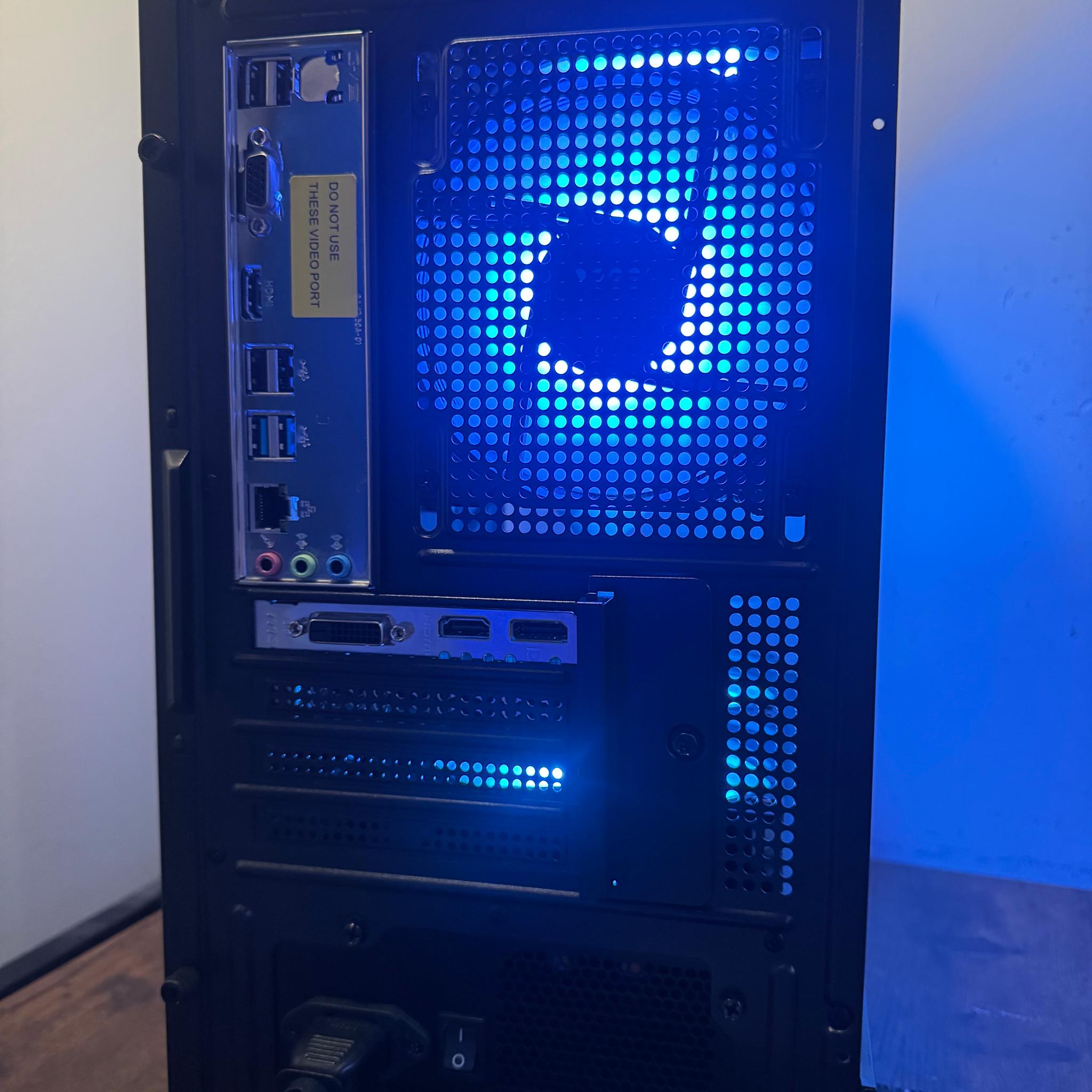 🖤 Custom "Budget Baller" Gaming PC | Intel i7 | RTX 3050 8GB | 1.5TB Total Storage! | WiFi 6 Dongle