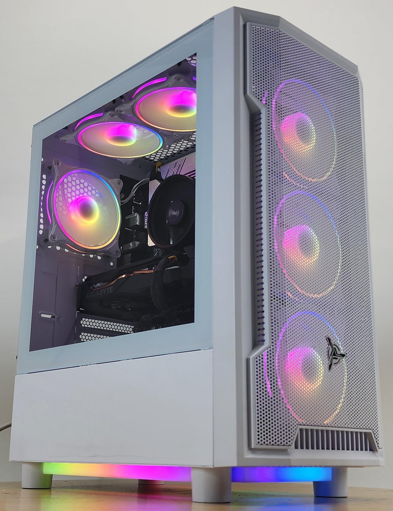 Gaming PC Ryzen 5 5500 16GB RAM 512GB SSD+500GB HDD RTX 2060 12GB Win11 Computer