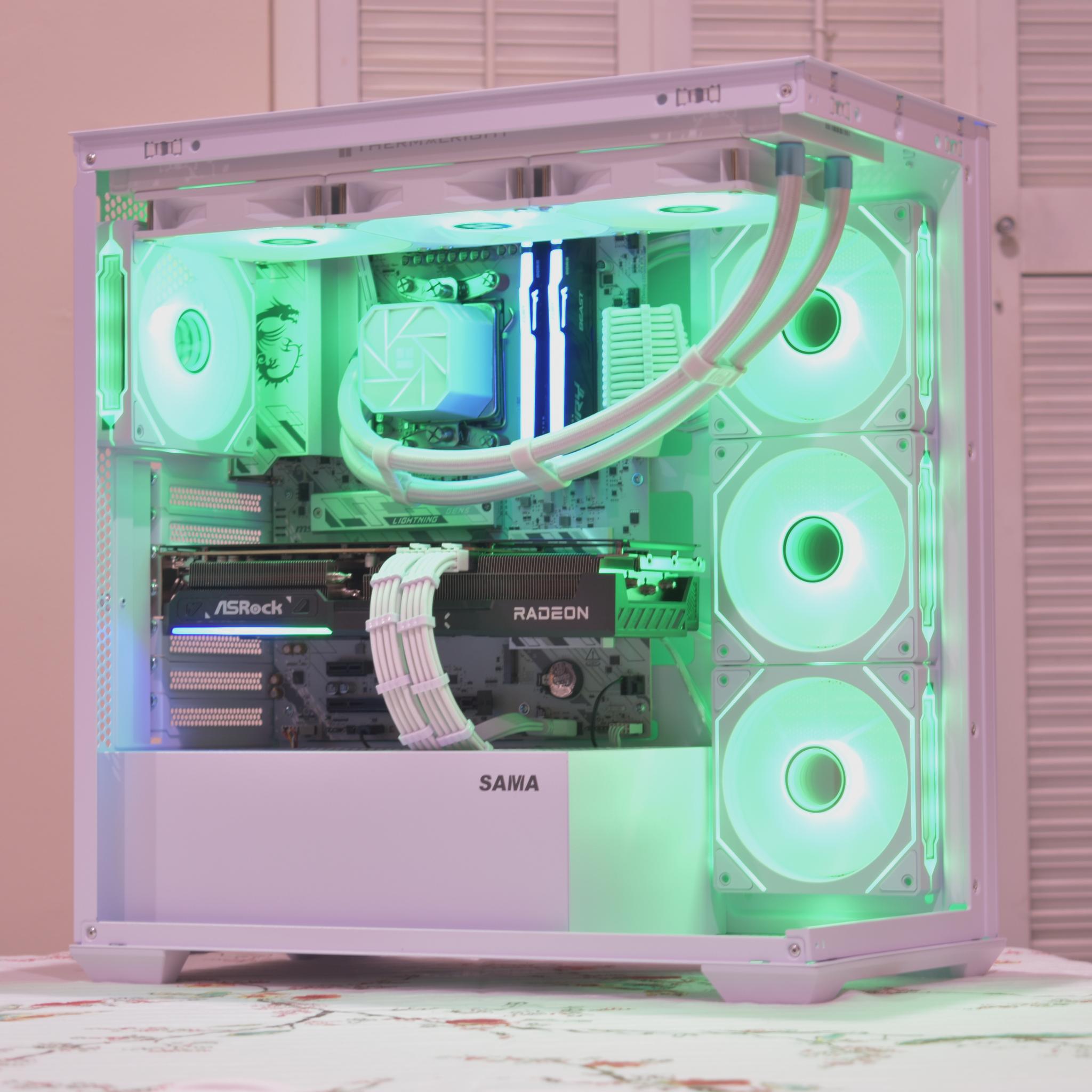 🚀Performance Gamer🚀 Ryzen 7 7800X3D | AMD RX 9070 16GB | 32GB DDR5 | 1TB nVME SSD | White RGB+Wifi