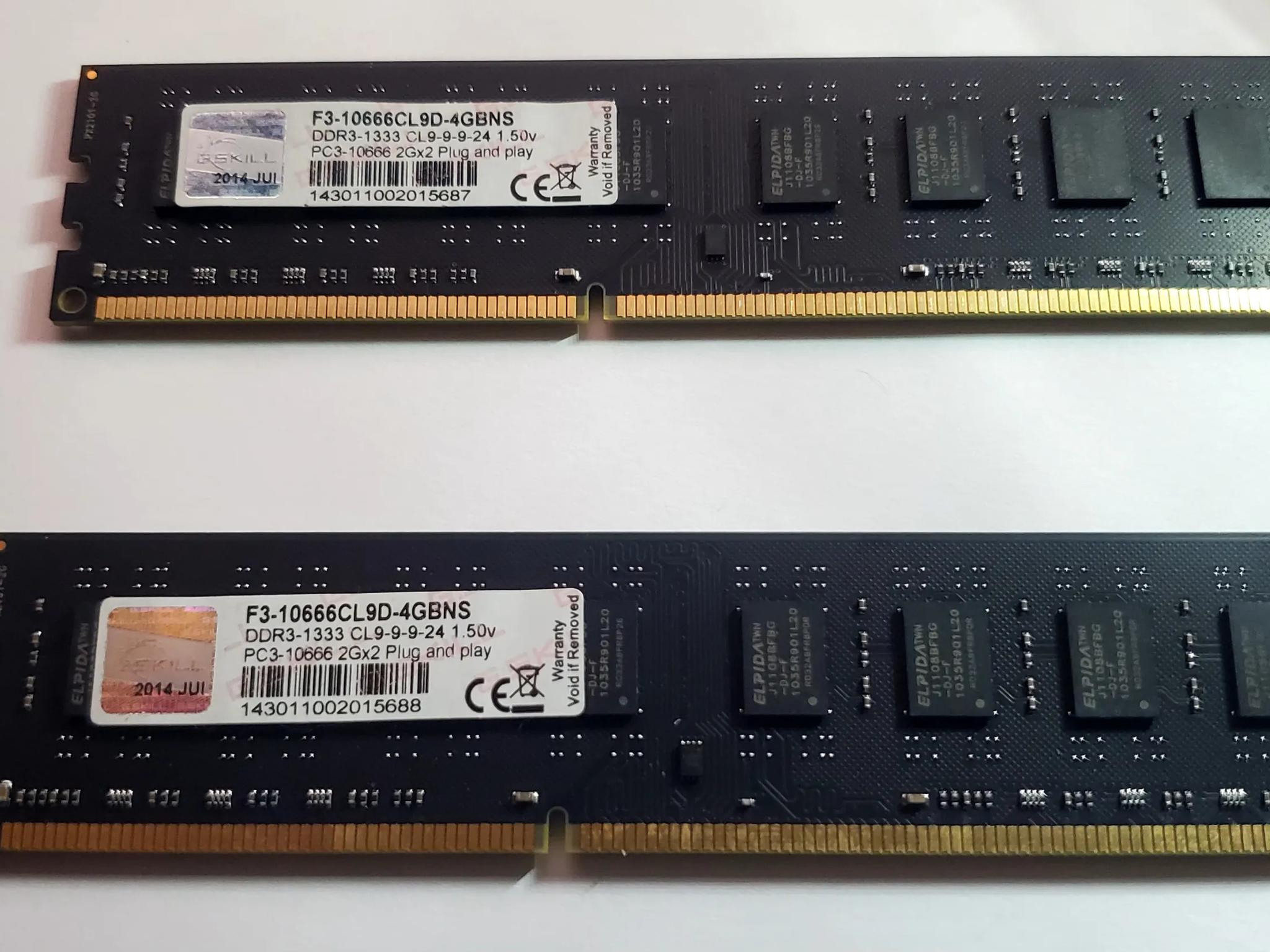G. Skill 4GB (2x2GB) GDDR3 1333MHz PC3-10666 CL9 Plug and Play RAM