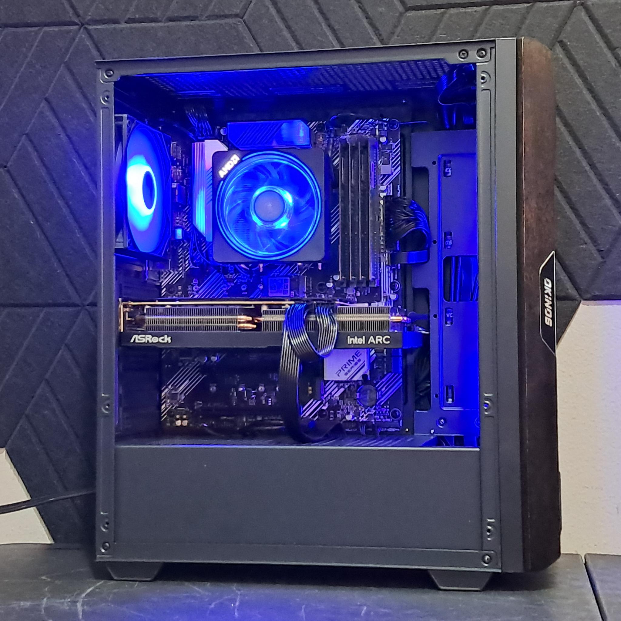 Ryzen/Arc Gaming PC | Full PCIe 4.0 | 16GB DDR4 | 750GB SSD | WiFi