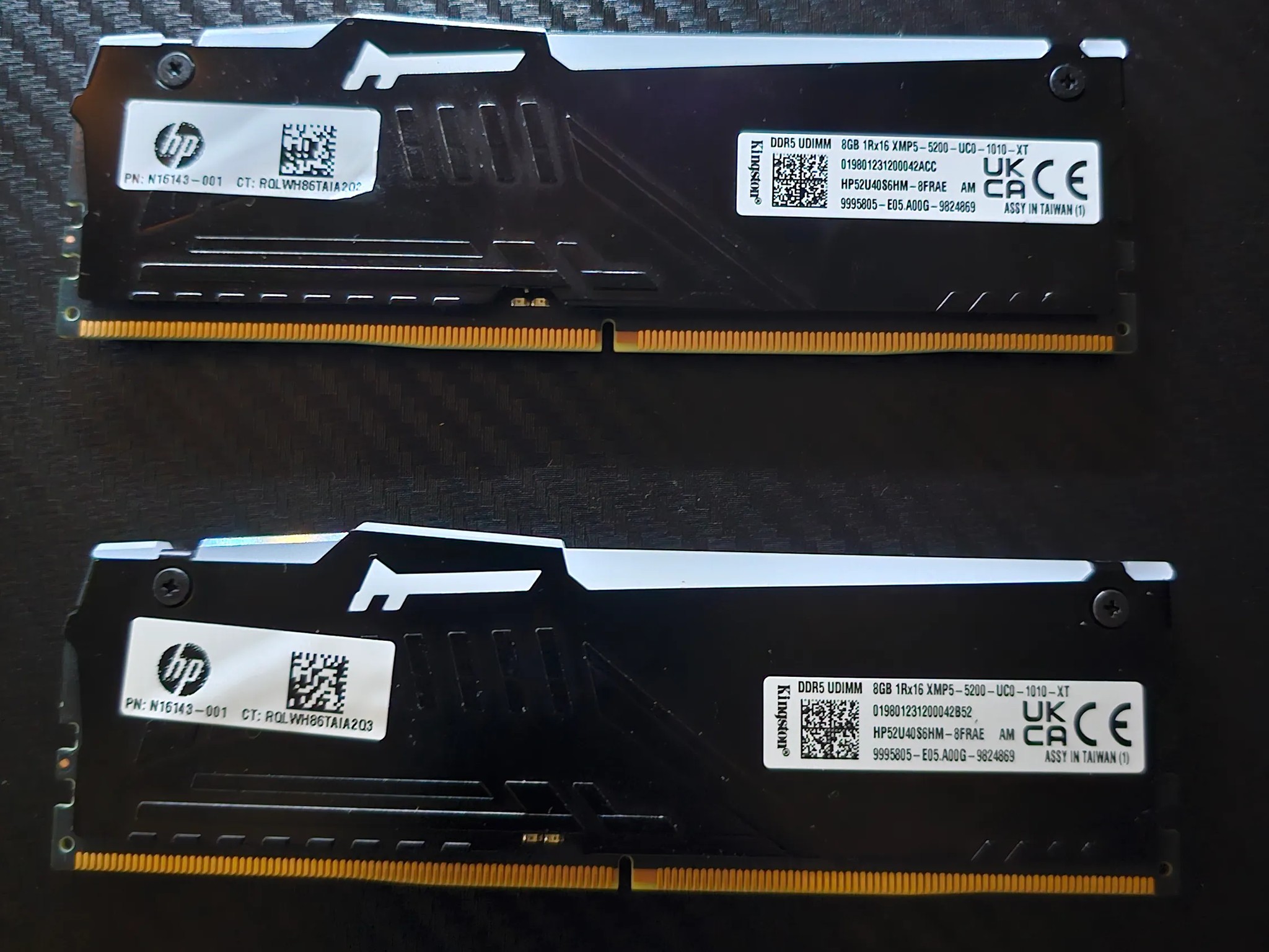 Kingston FURY Beast | RGB 16GB (2 x 8GB) | (DDR5-5200) | DIMM Memory | XMP