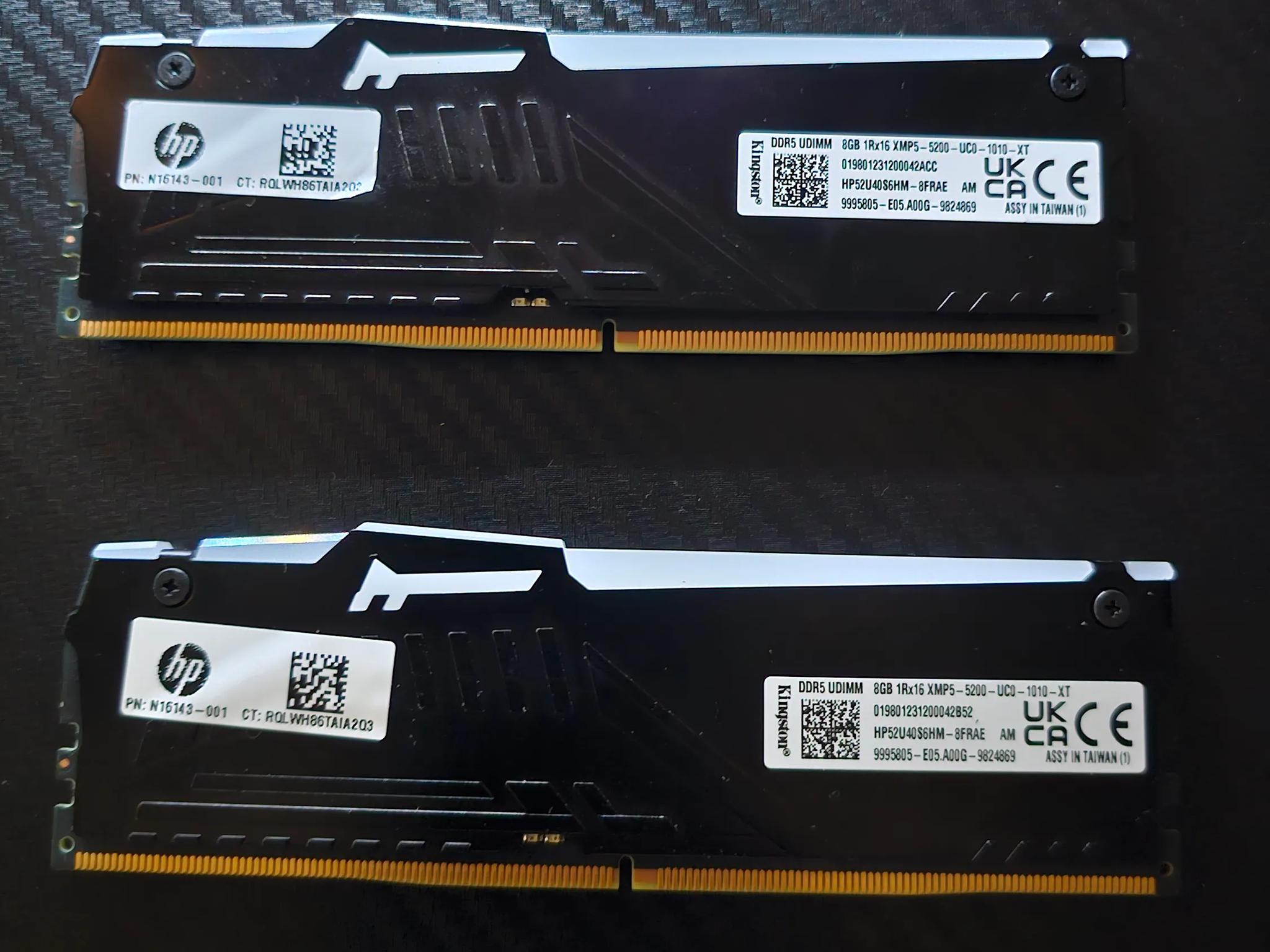 Kingston FURY Beast | RGB 16GB (2 x 8GB) | (DDR5-5200) | DIMM Memory | XMP