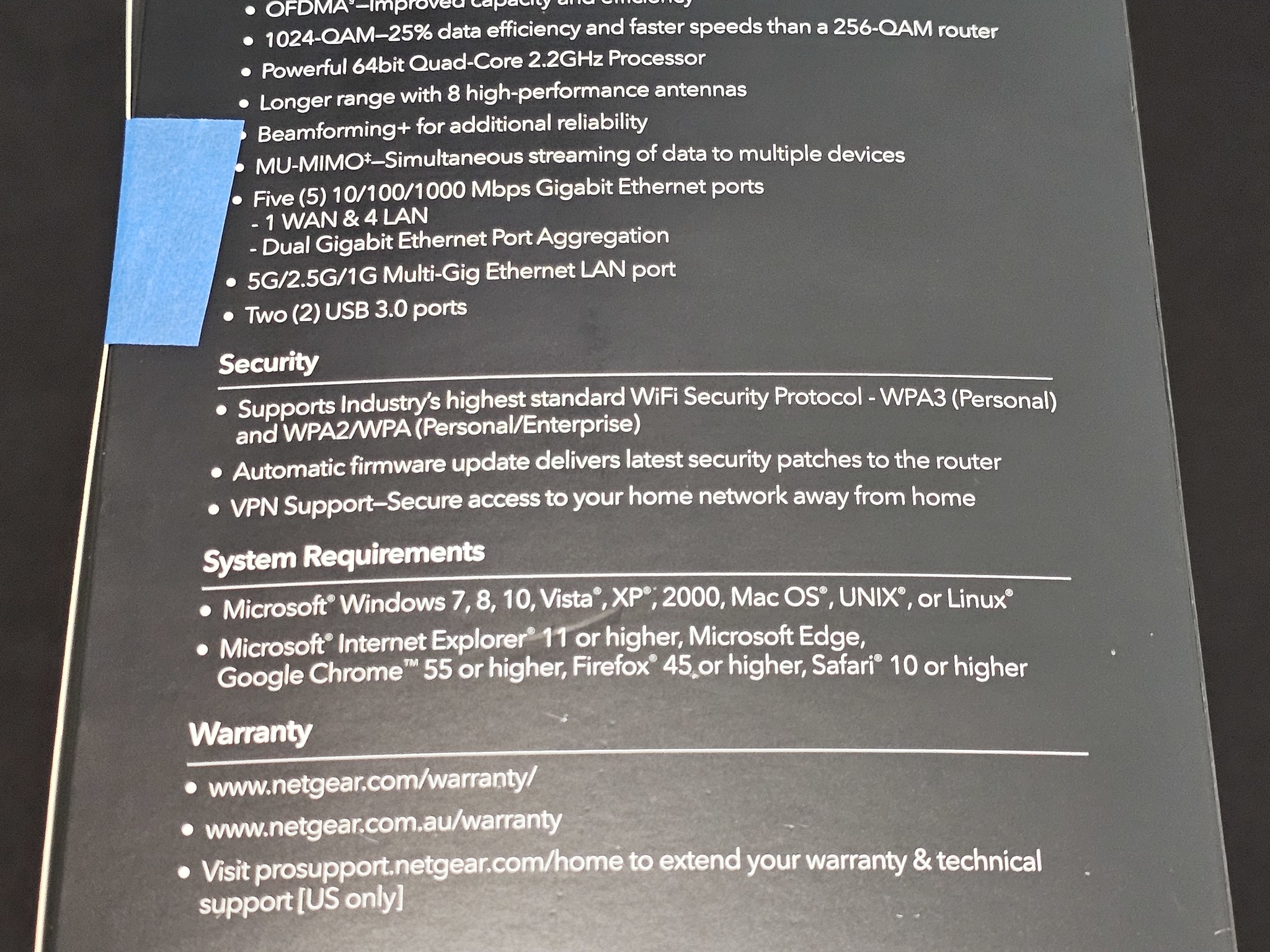 NETGEAR AX12 (Model RAX120) 12-Stream AX WiFi Router