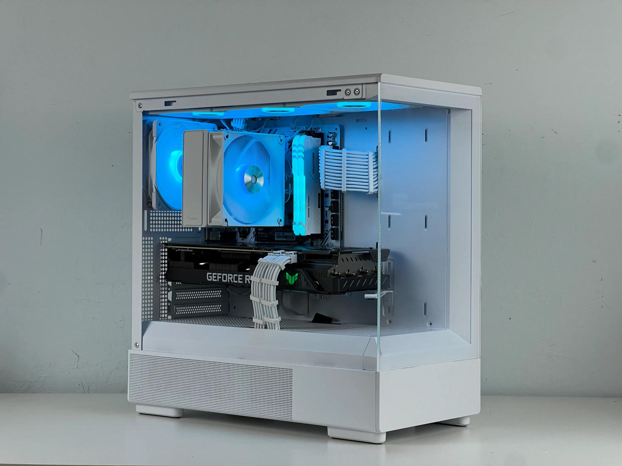 Clean White Gaming PC | RTX 3070 | Ryzen 5 5600G | 1TB SSD | 32GB RAM