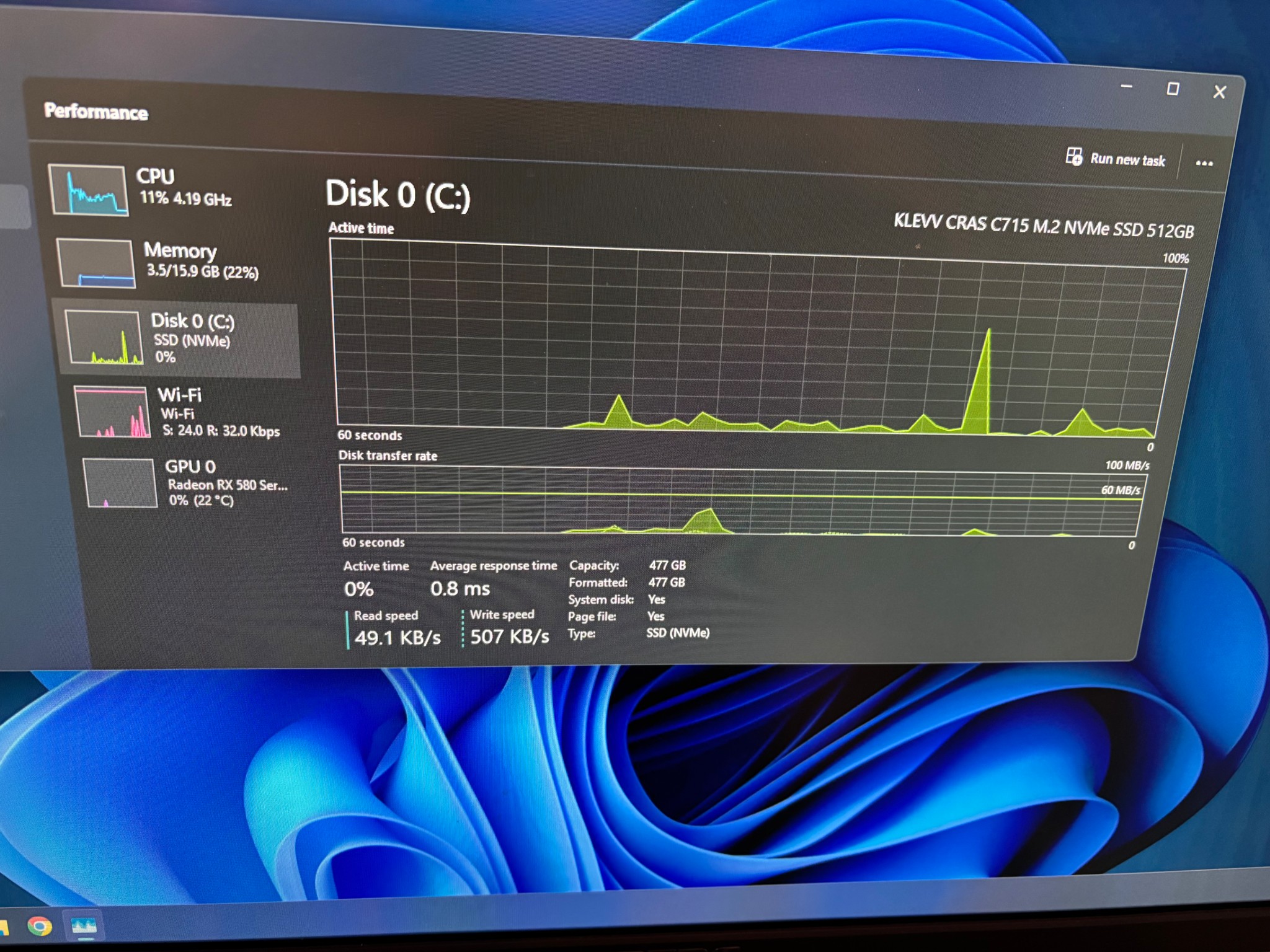 AMD Ryzen 5 4500, Radeon RX 580 8GB, 16GB DDR4 3200MHz, 512GB NVMe, B450 MOBO, ARGB Fans, WiFi Ready