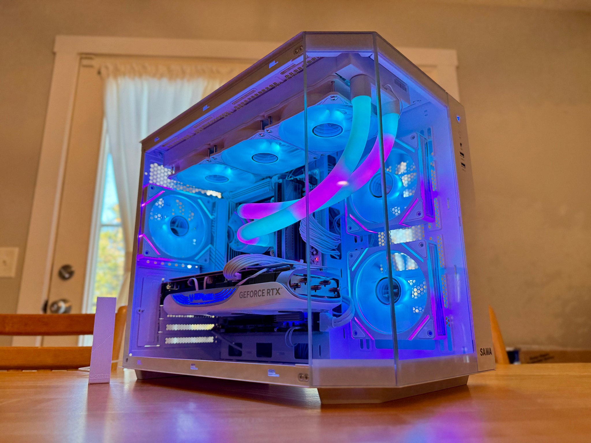 ⚪️▫️⬜️| RTX 4080 16gb, Ryzen 9800x3d, 48gb 6800cl34, 2tb SSD, ARGB WiFi Equipped Streamer Gaming PC!