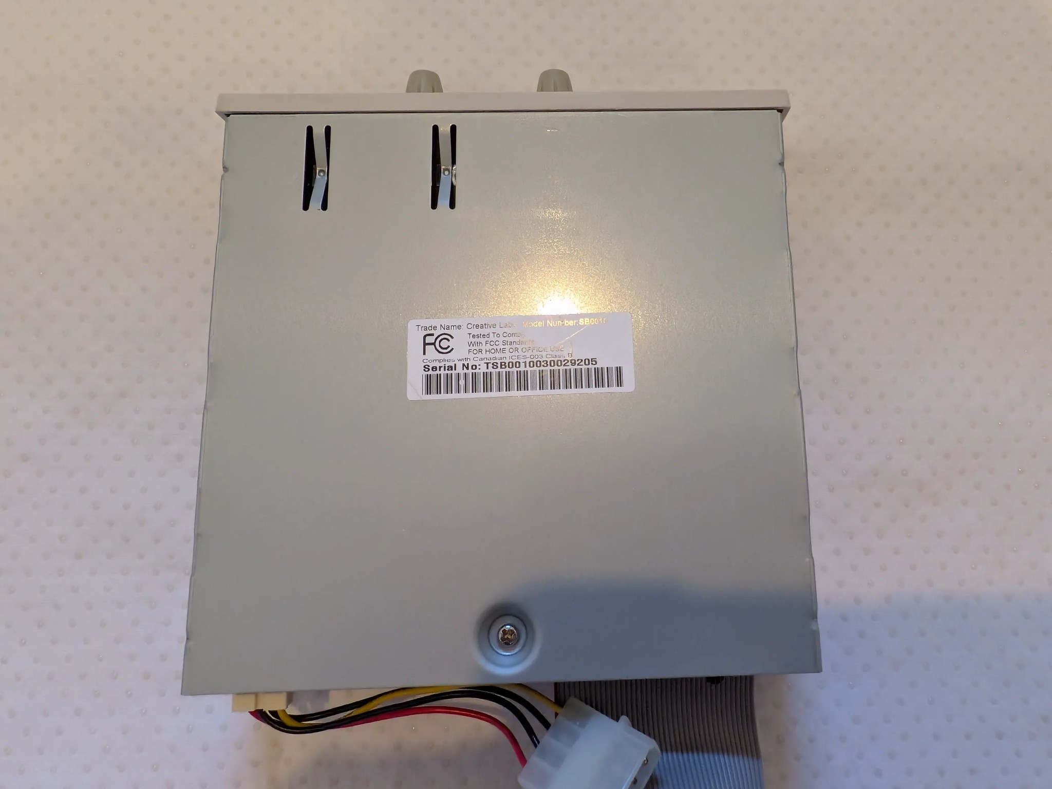 Sound Blaster Live! CT4830 sound card with Live! Drive IR SB0010 front panel