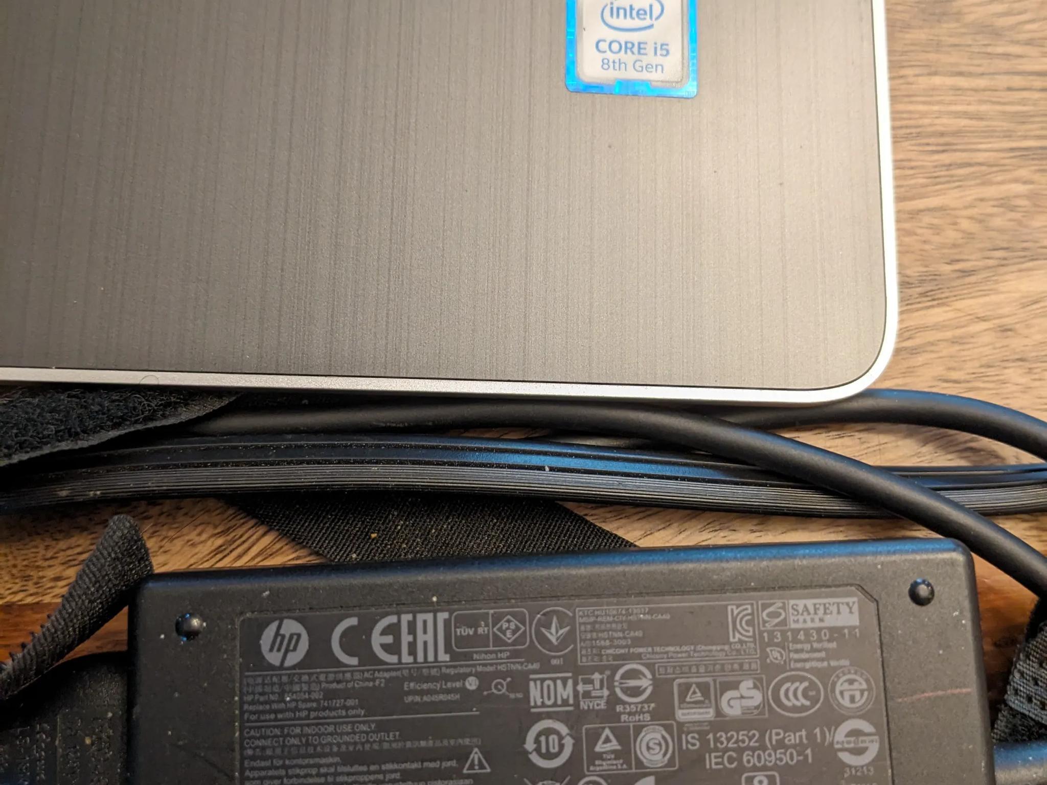 HP 15" Touch Screen i5-8265U (8 thread), 12GB RAM 256GB+Optane, Win 10, Model 15-DY0013DX -Good Cond