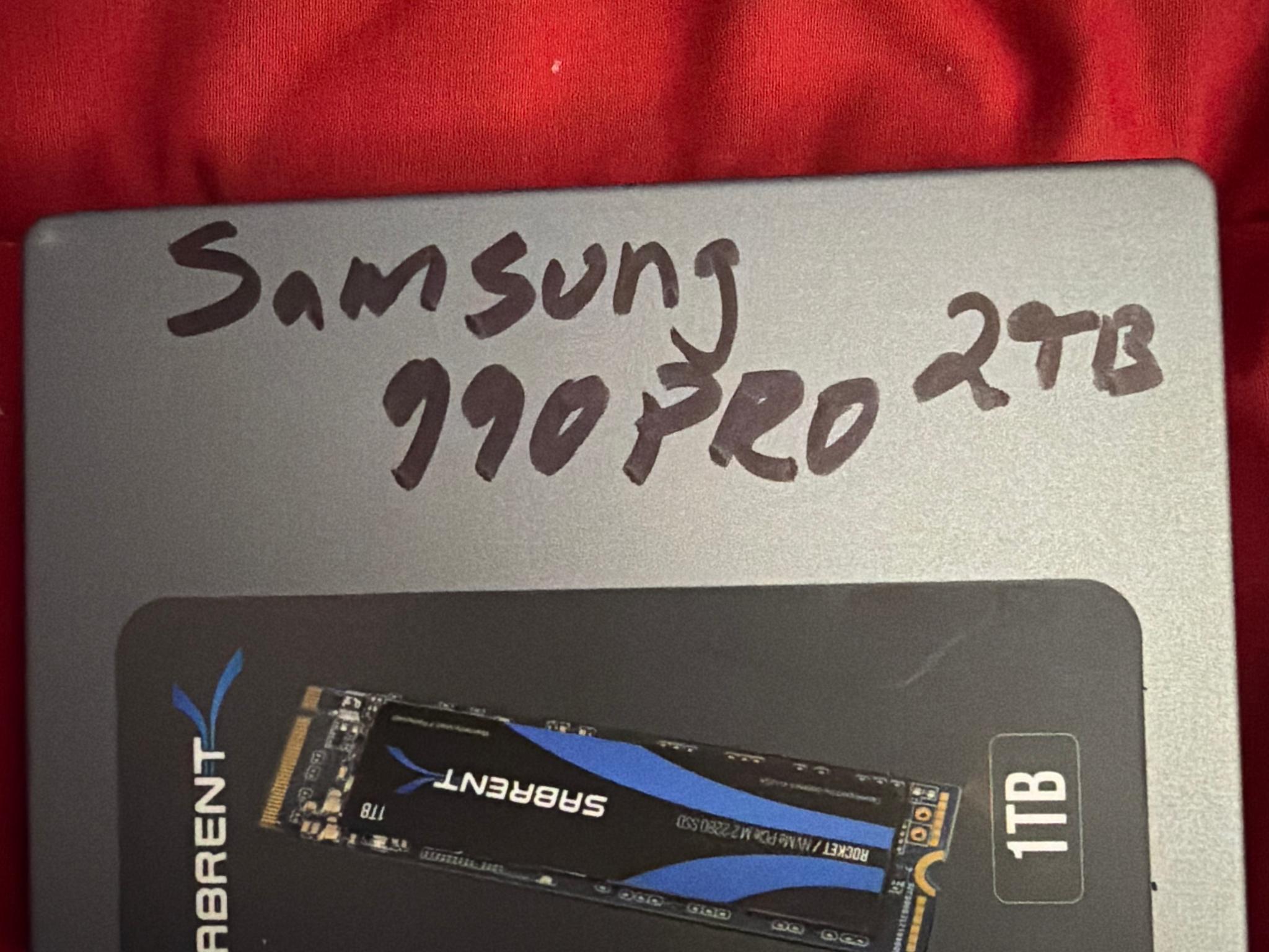 2TB Samsung 990 Pro New Open Box Gen 4 King!