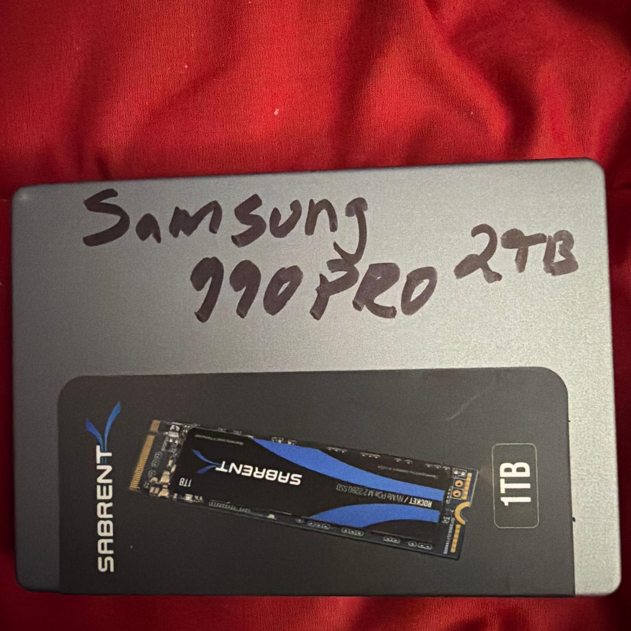 2TB Samsung 990 Pro New Open Box Gen 4 King!
