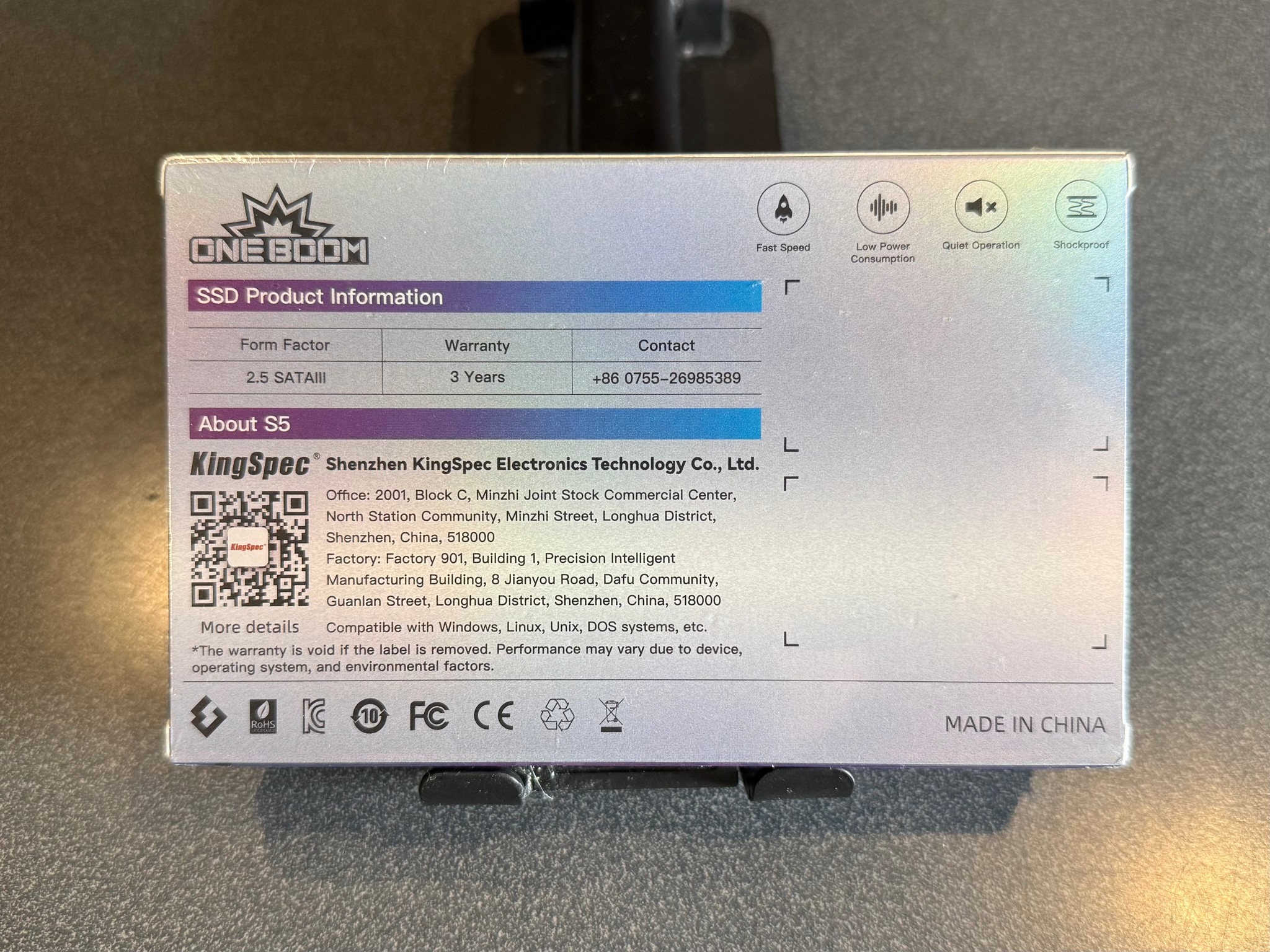 NEW SEALED 1TB SATA SDD KingSpec Ranger