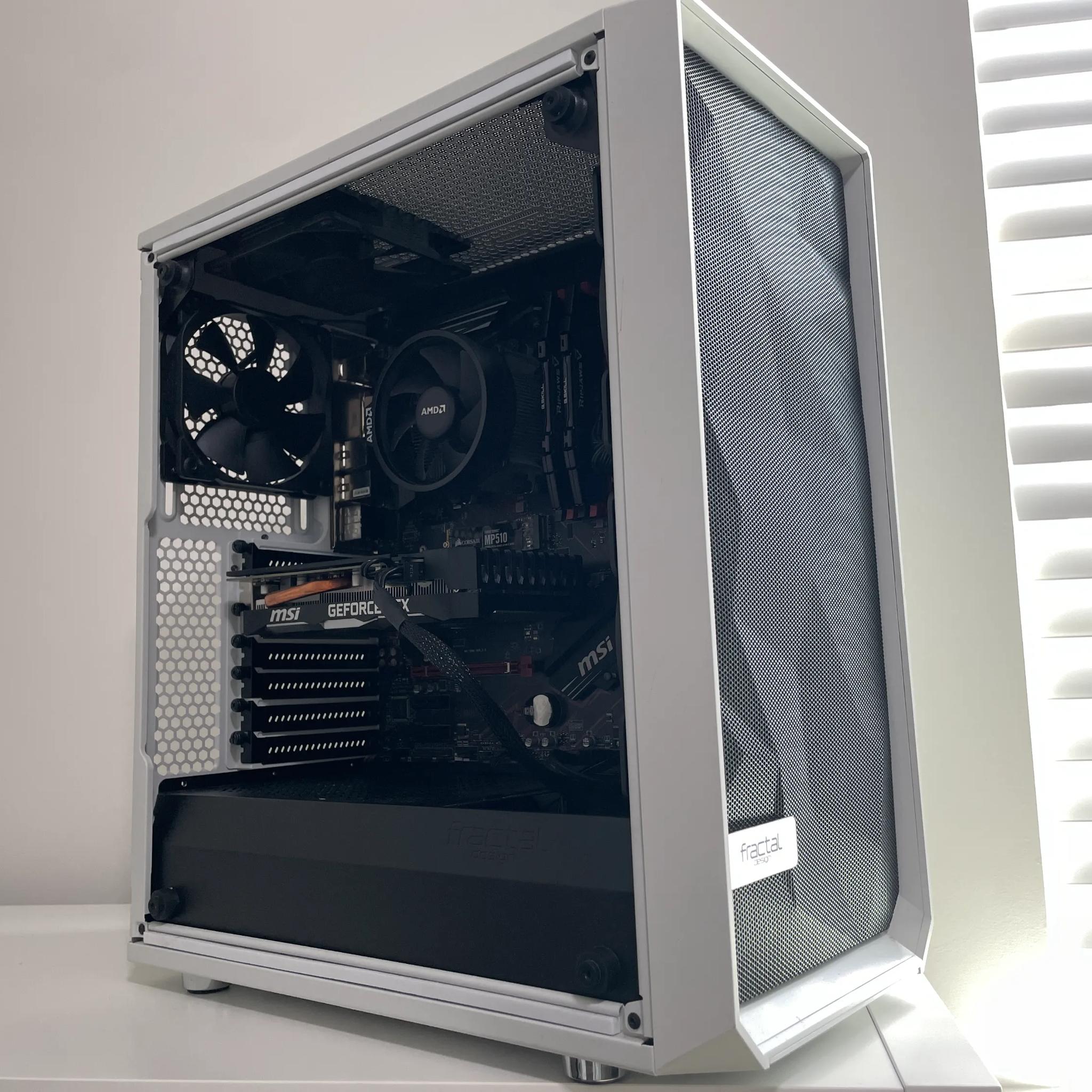 CLEAN BUDGET MEDIUM 1080p and LOW 1440p GAMING 2060 and 3600x Fractal Build