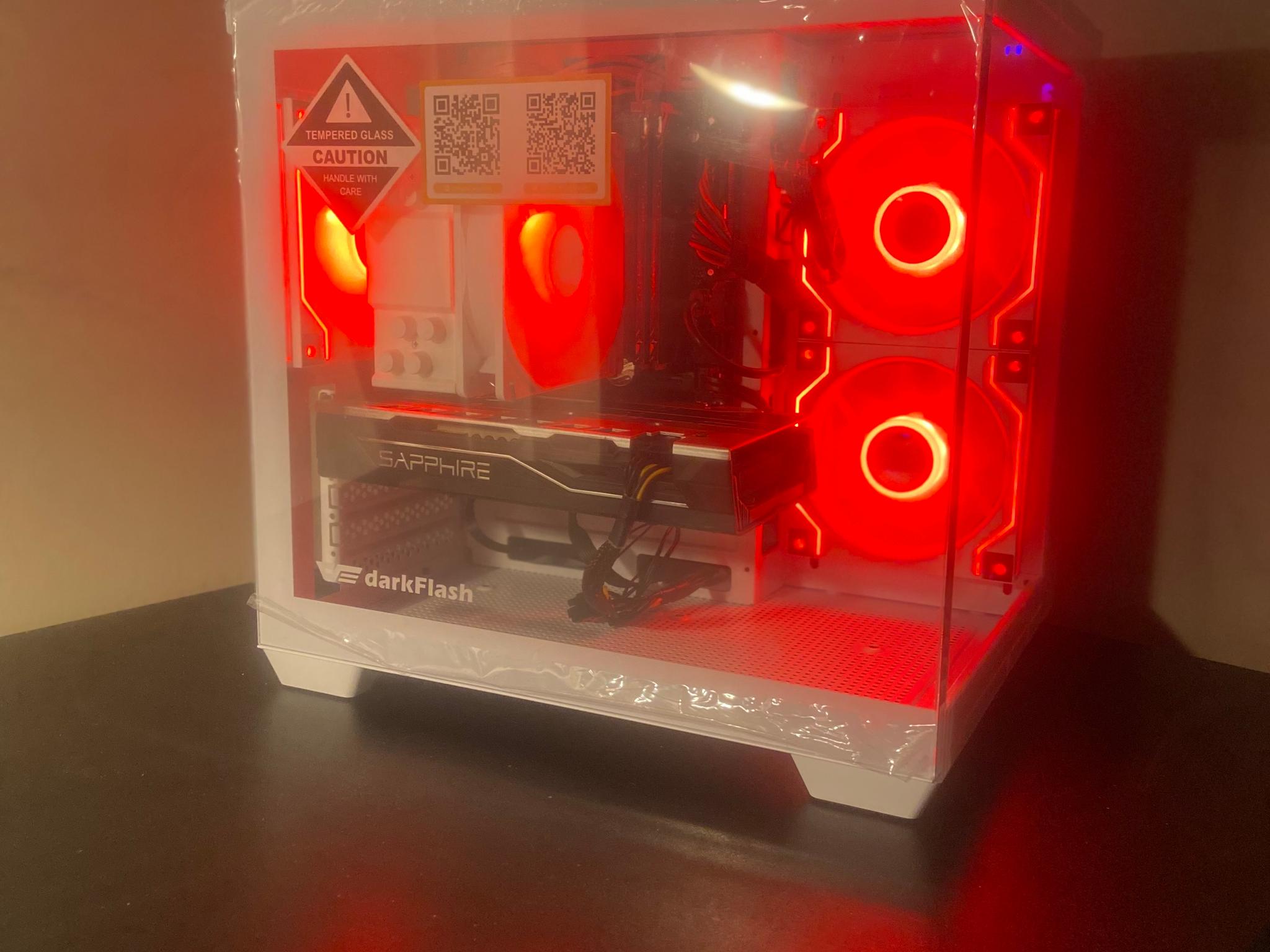 Custom White Gaming PC | Intel i7 | RX 580 8GB | 16GB RAM |