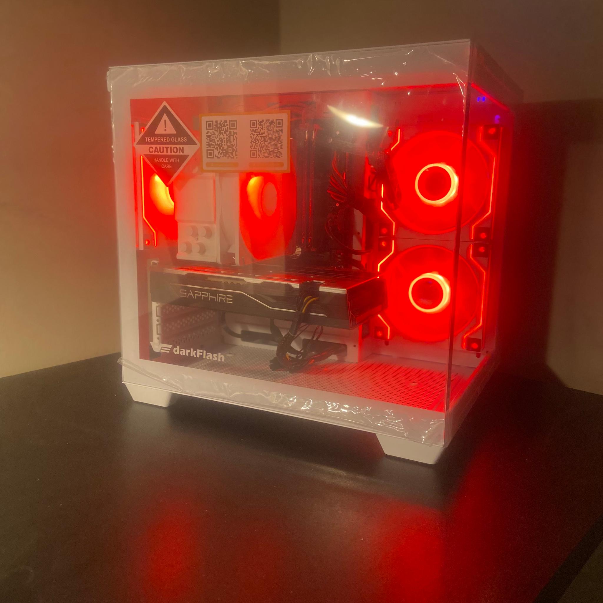Custom White Gaming PC | Intel i7 | RX 580 8GB | 16GB RAM |