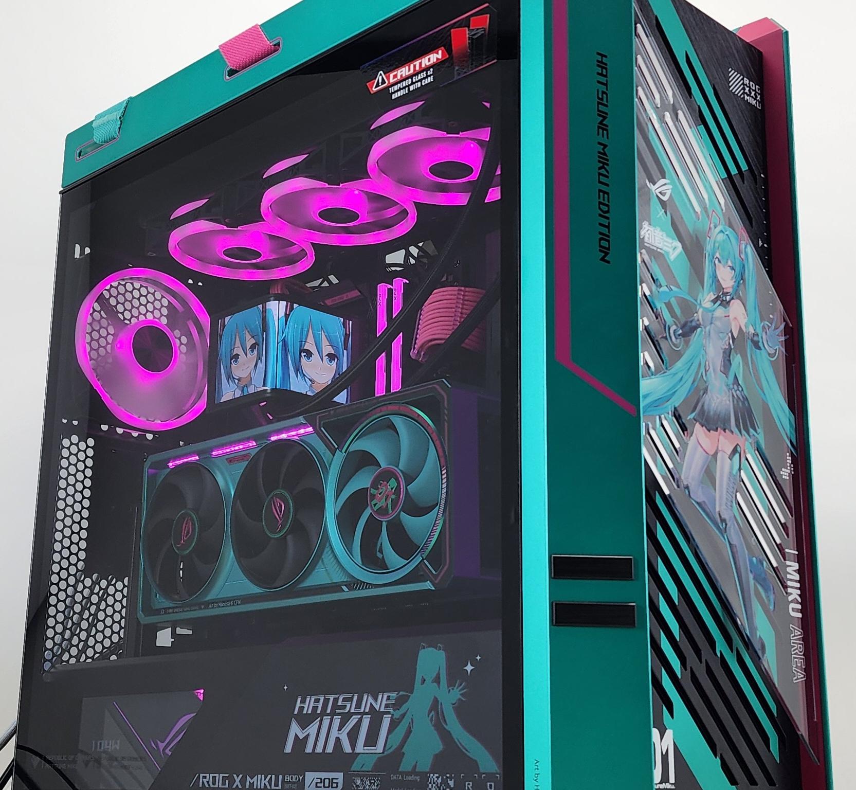 Gaming PC Ryzen 7 9800X3D 32GB 2TB SSD RTX 5080 16GB W11 Hatsune Miku Computer