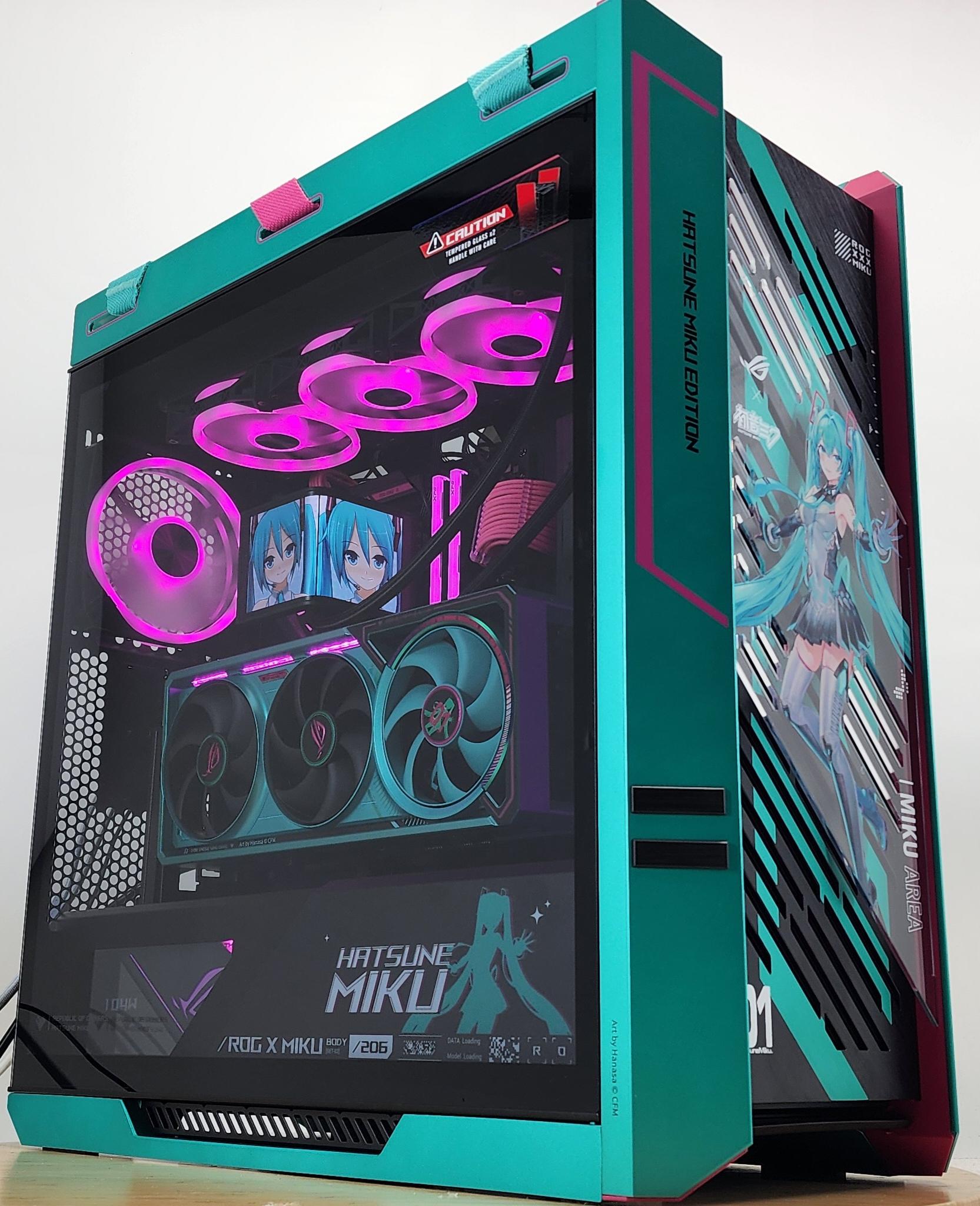 Gaming PC Ryzen 7 9800X3D 32GB 2TB SSD RTX 5080 16GB W11 Hatsune Miku Computer