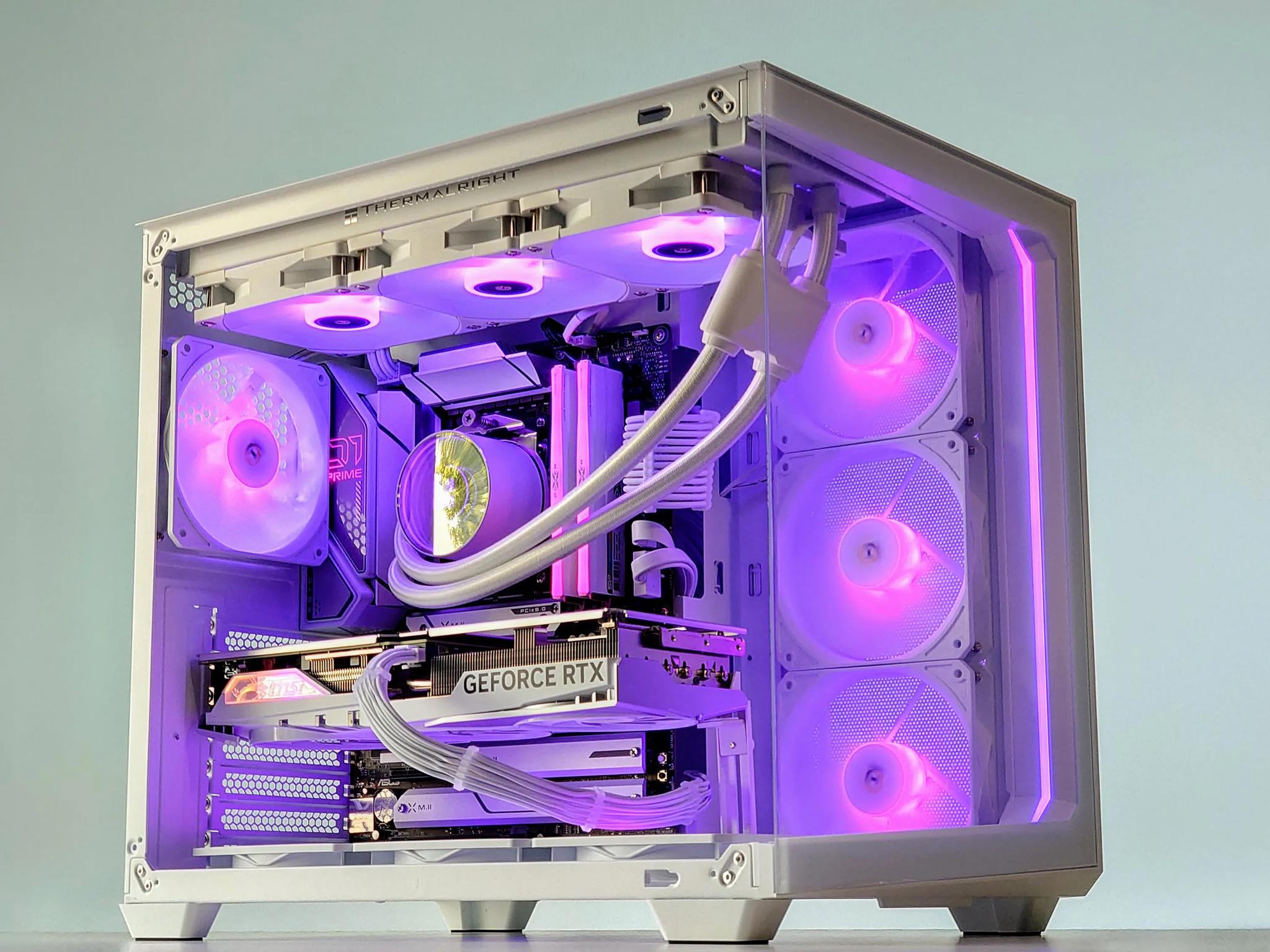 🌬️🧊🐧🥶Iceberg||💧Liquid Cooled Gaming PC❄️Nvidia RTX 4070 Ti 12GB❄️AMD Ryzen 7 7700❄️32GB DDR5❄️ 2TB
