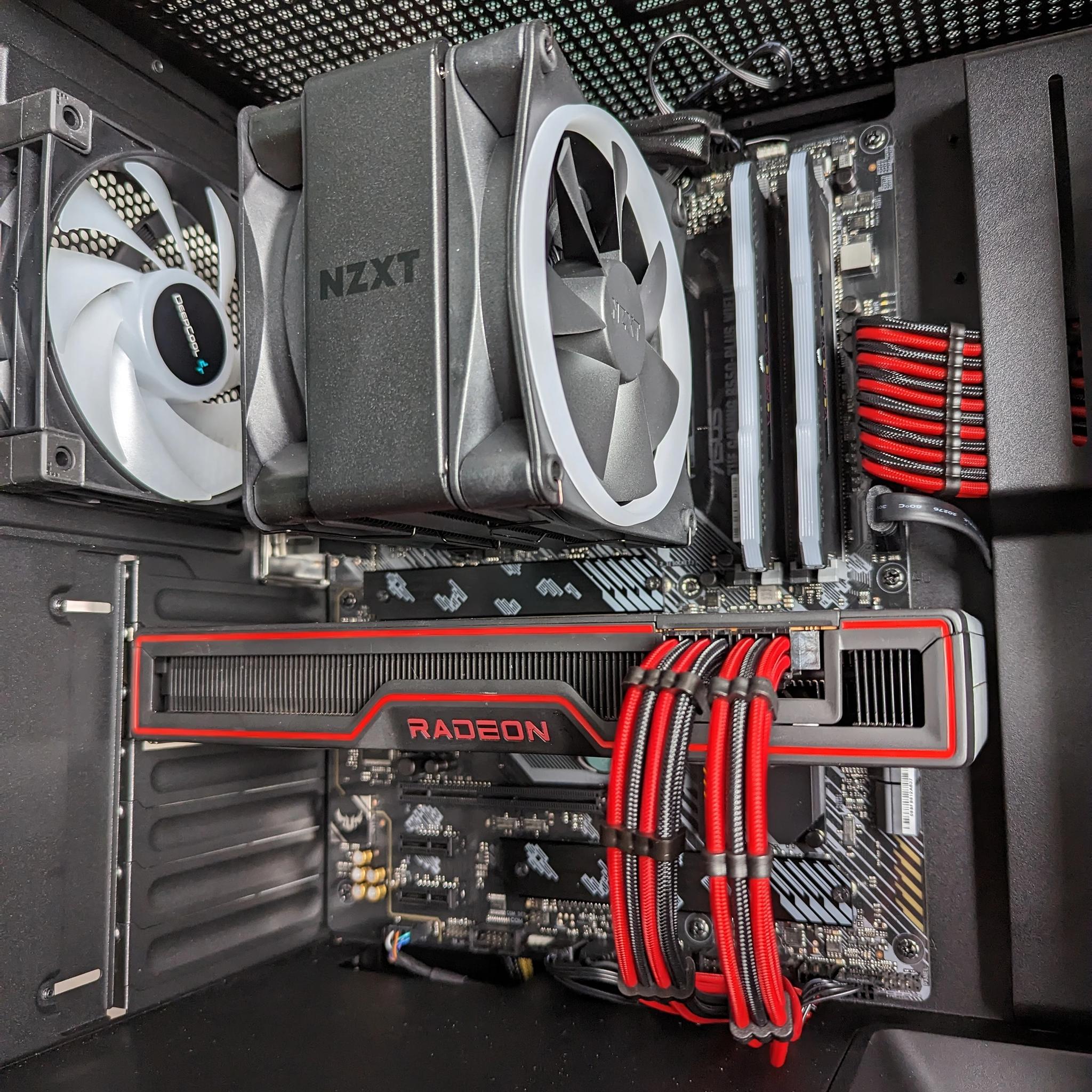 All AMD Clean Custom Build - Ryzen 5 5600/Radeon RX 6700XT 12GB