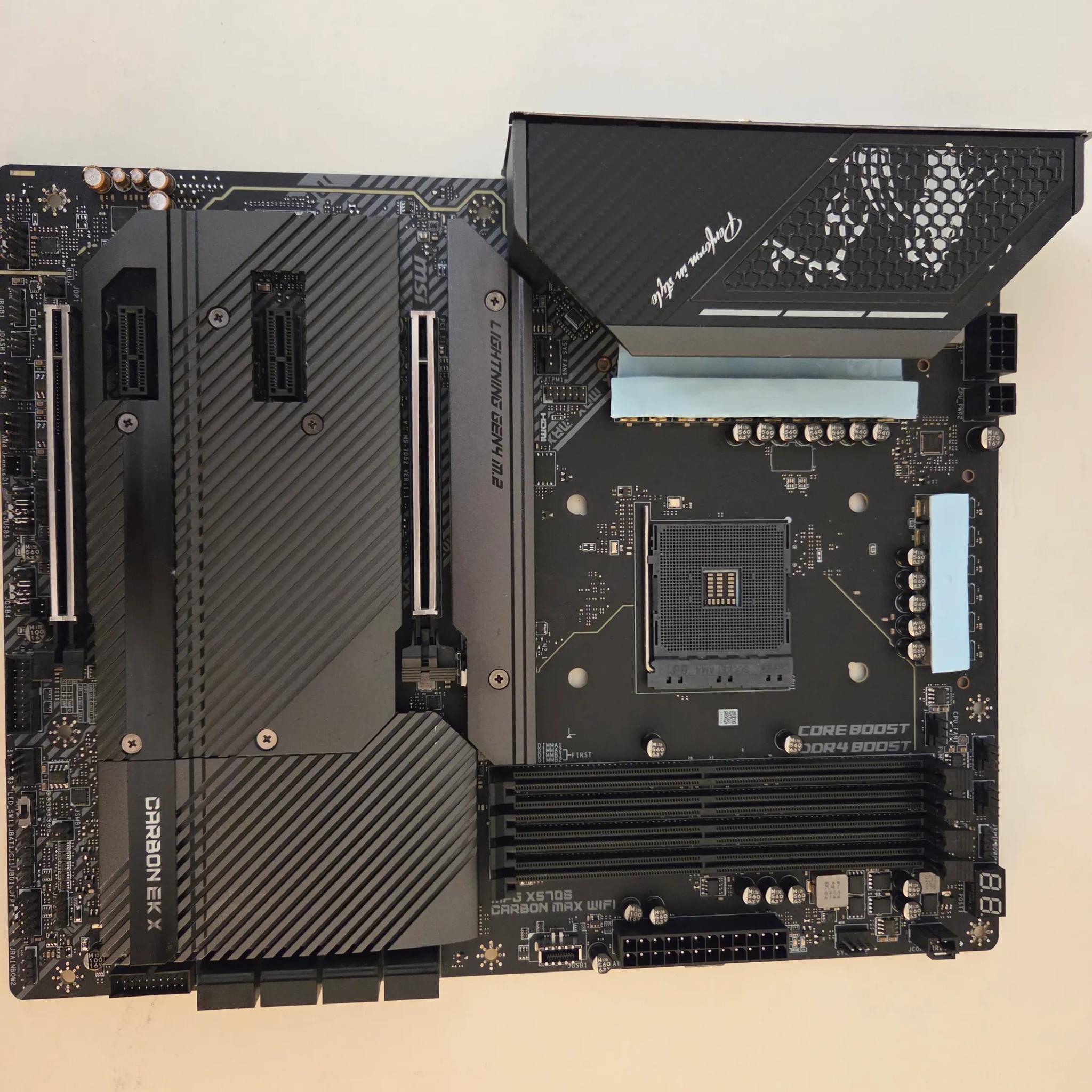 MSI MPG X570S EK Carbon Custom Watercooling Motherboard AM4