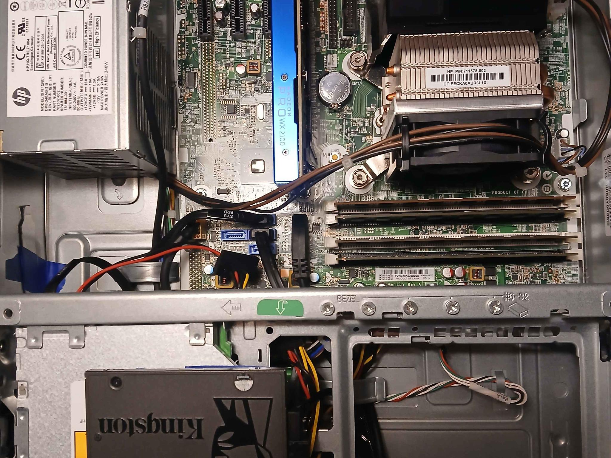 Radeon PRO WX2100 i5-4670 Gaming/Workstation SFF pc