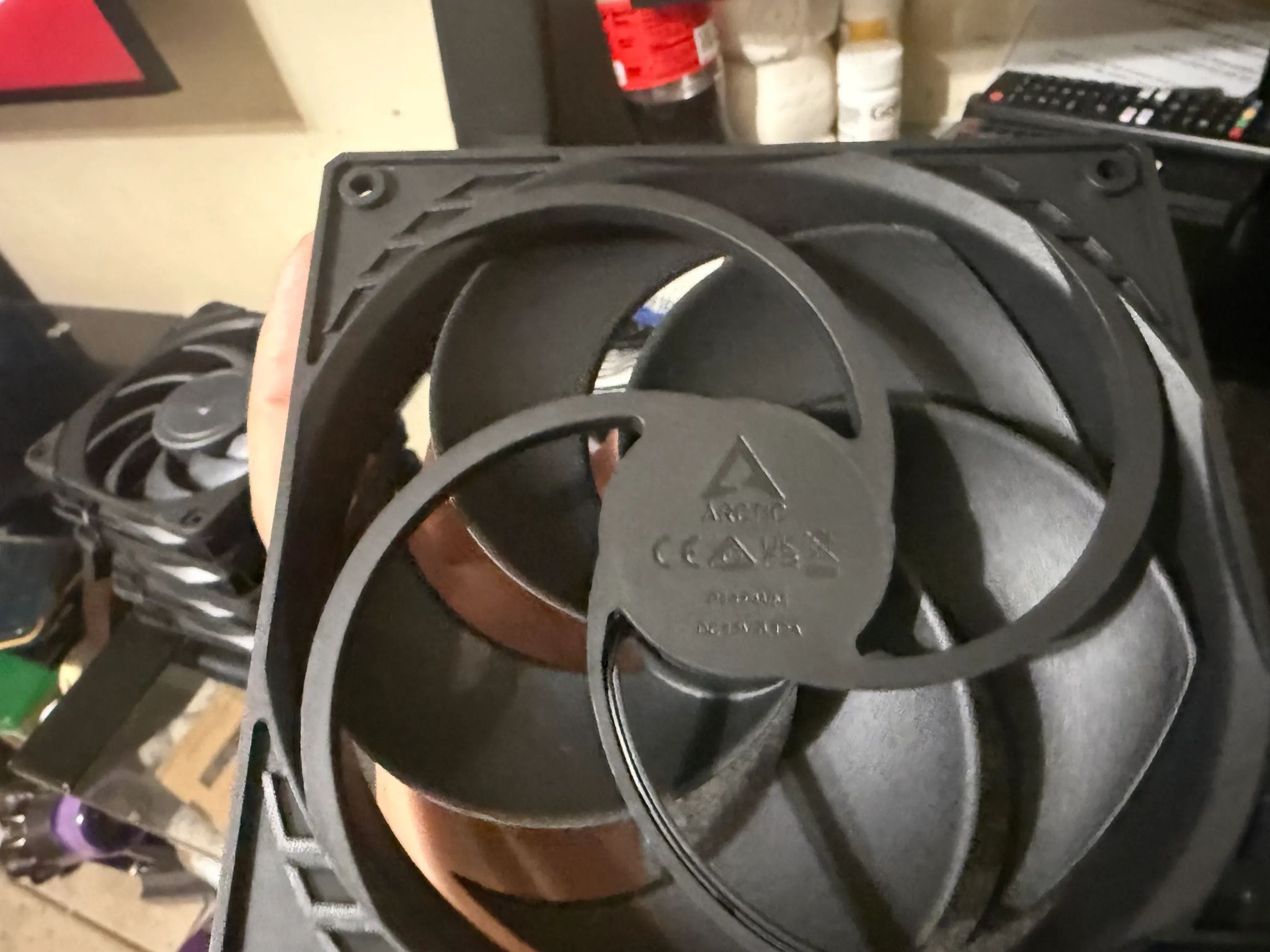 ARCTIC P14 PWM PST (2 Pack) - 140 mm Case Fan - Black