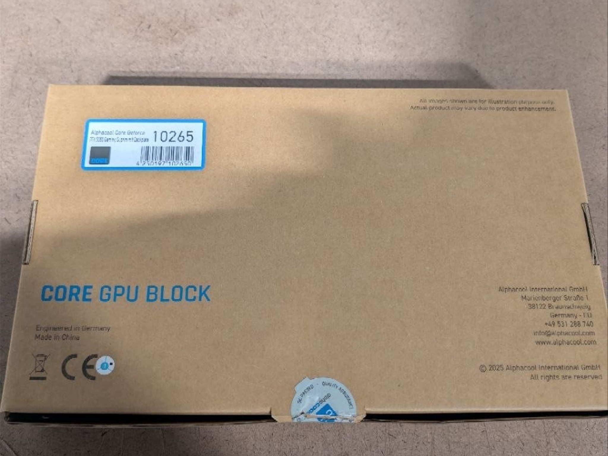 Alphacool Core Geforce RTX 5080 Suprim + Vanguard Waterblock with Backplate (102