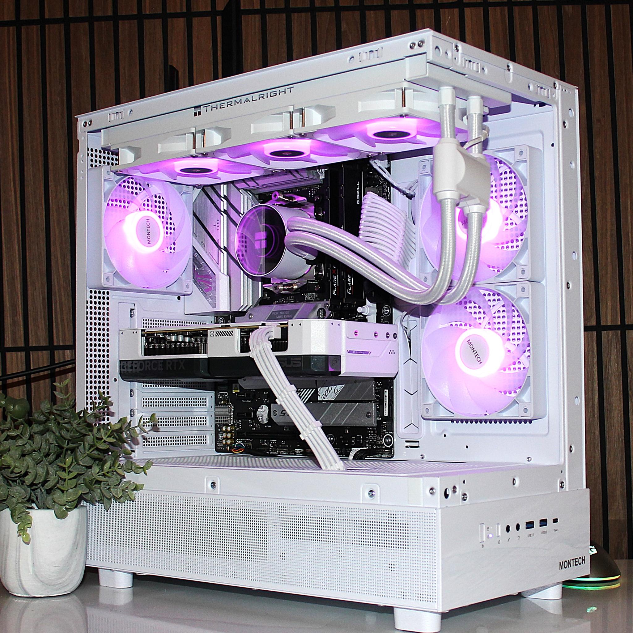 💻 RTX 4070 Gaming PC 💻| ROG STRIX | Ryzen 5 7600X | DDR5 | 32GB RAM | White Build | WiFI/BT WIN11
