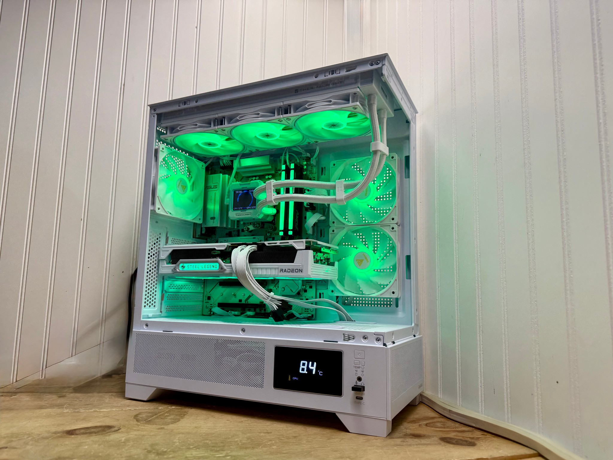 ⚡FROST TITAN V2 – RX 9070 XT + Ryzen 7 9800X3D | 360mm AIO | 32GDD5 FLAGSHIP 4K GAMING BEAST ⚡