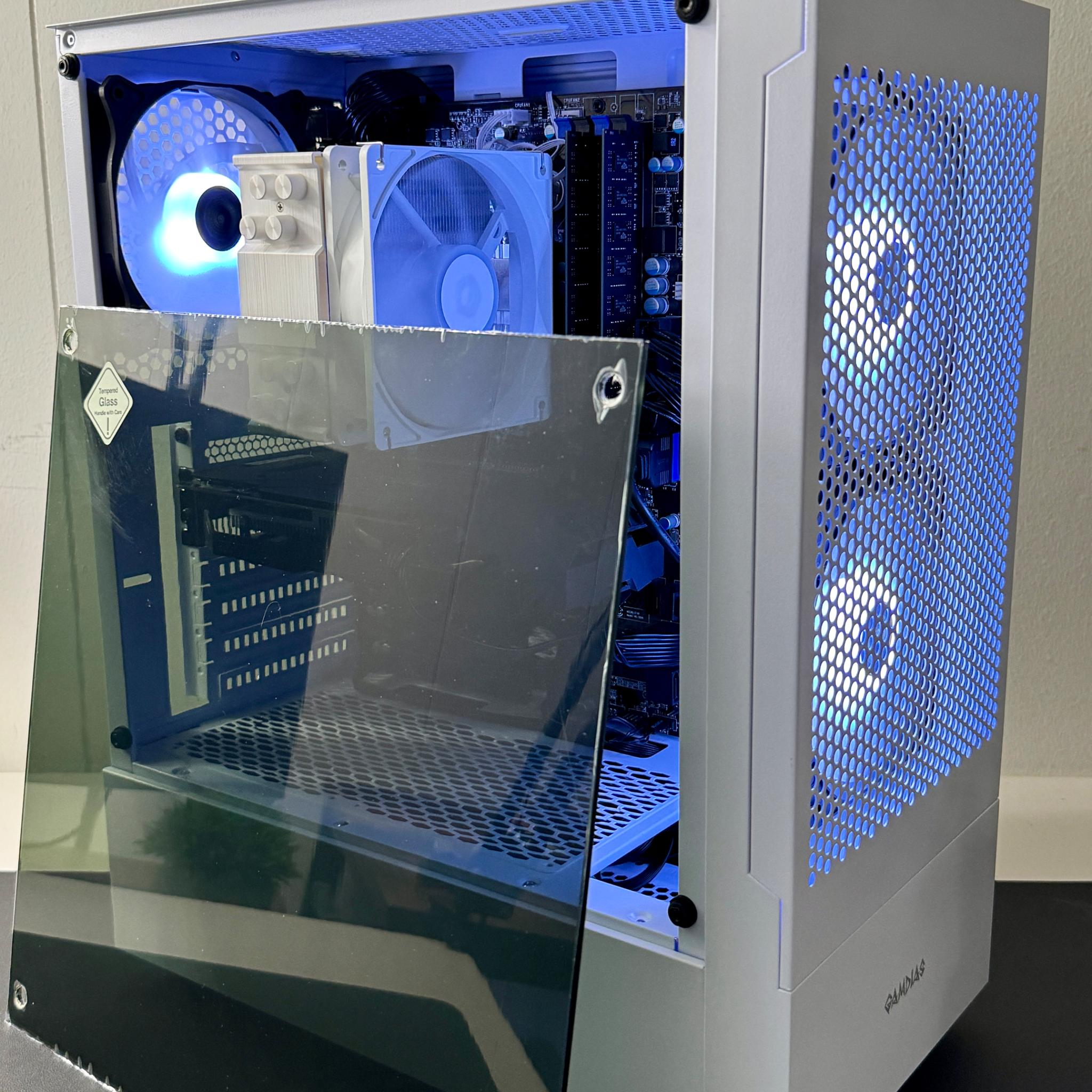GTX 1060 3GB | INTEL i5 4570 | 16GB DDR3 RAM | 500 GB SSD | White Gaming Computer