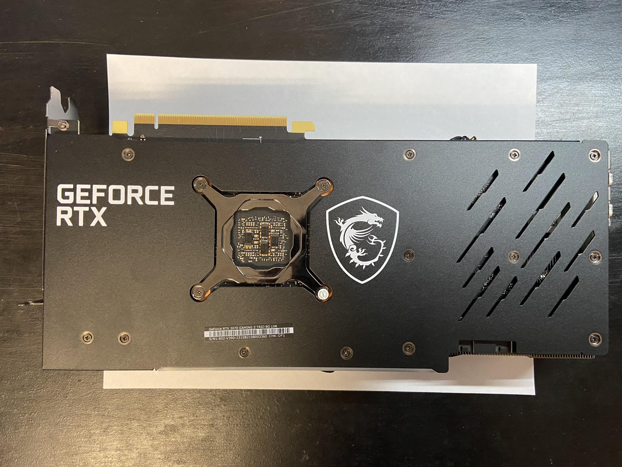 MSI Gaming Z Trio Geforce RTX 3070 8GB