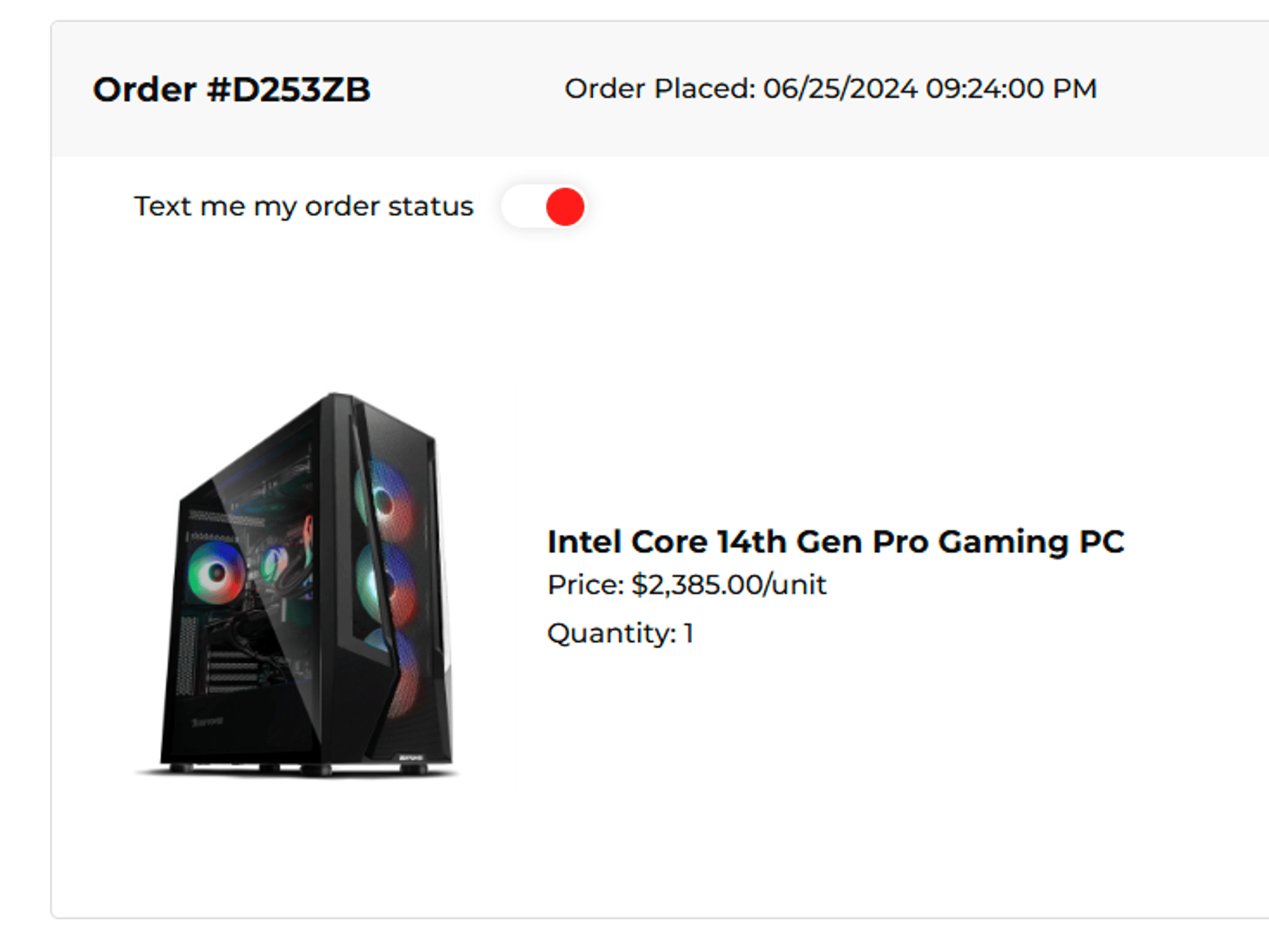 Intel Core 14th Gen Pro Gaming PC (iBUYPOWER)