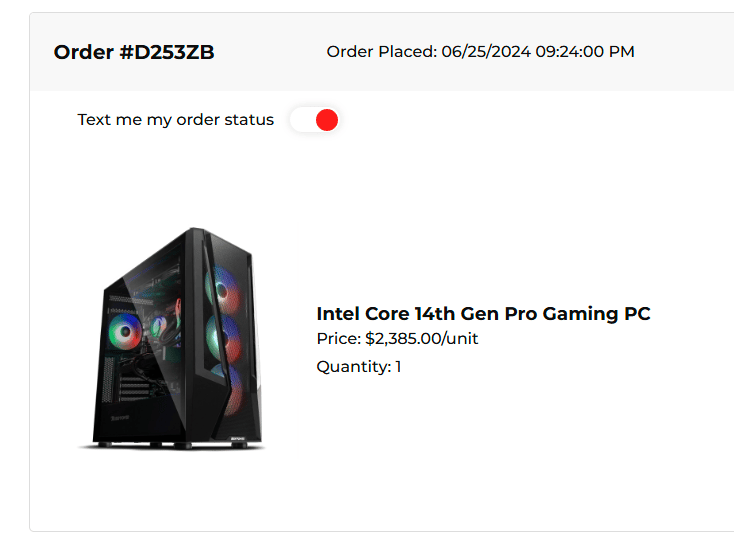 Intel Core 14th Gen Pro Gaming PC (iBUYPOWER)