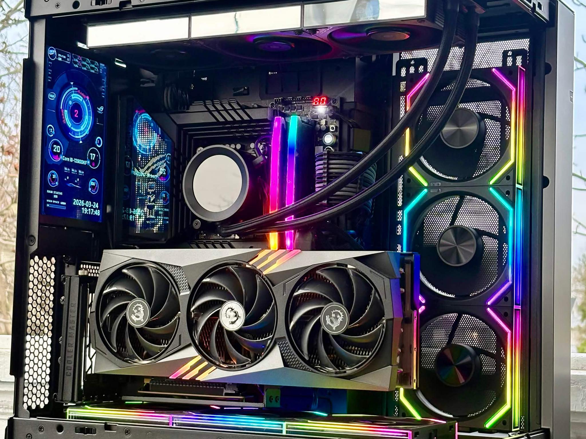 🐈‍⬛ Black Cat Aetherfang Revenant – i9-12900K | RTX 4070 Ti RGB Showcase PC