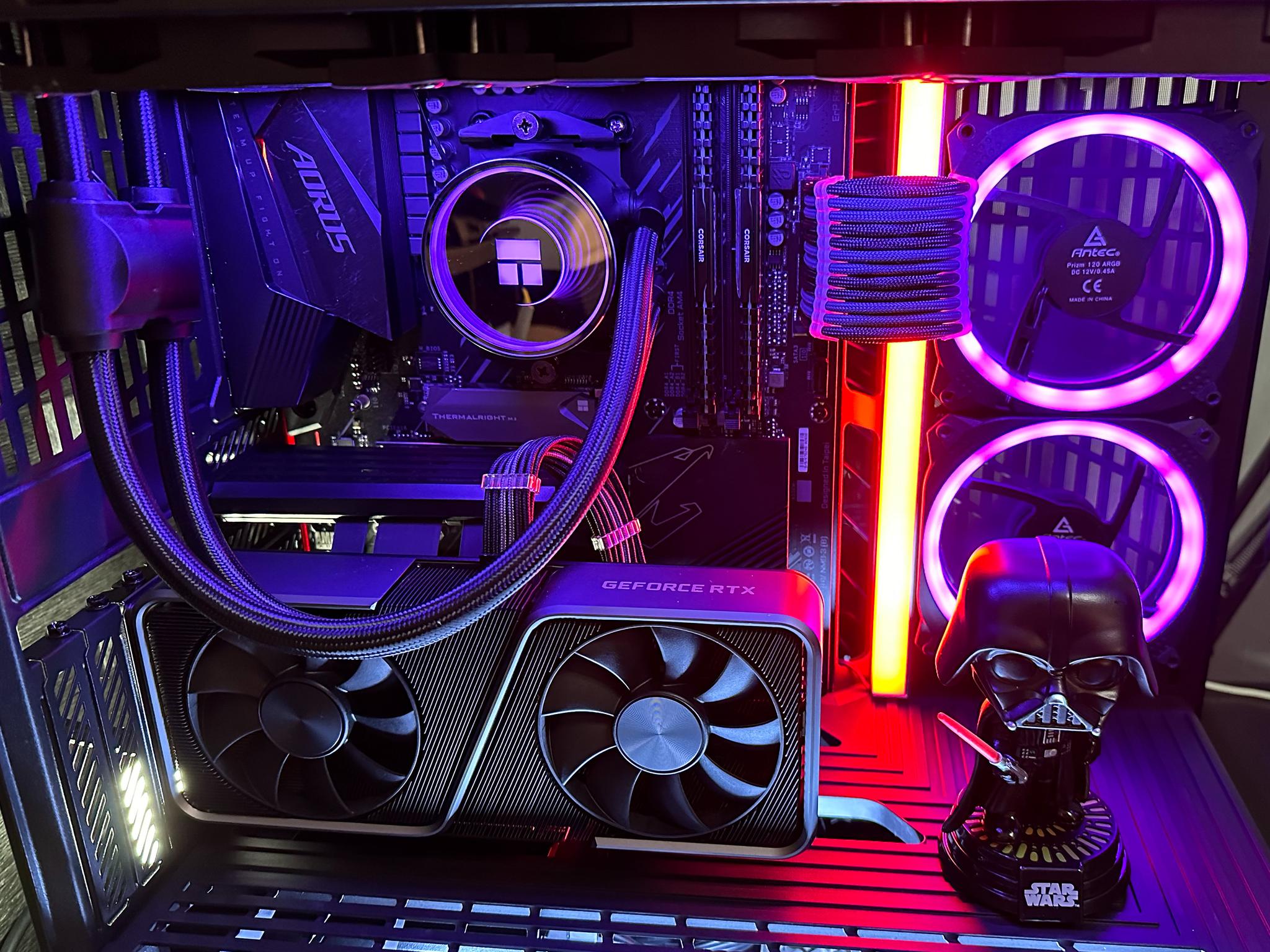 RTX 3070 | Ryzen 7 5700X - 1TB Gen 4 NVME- 32GB 3200 Memory in the HYTE Y40!