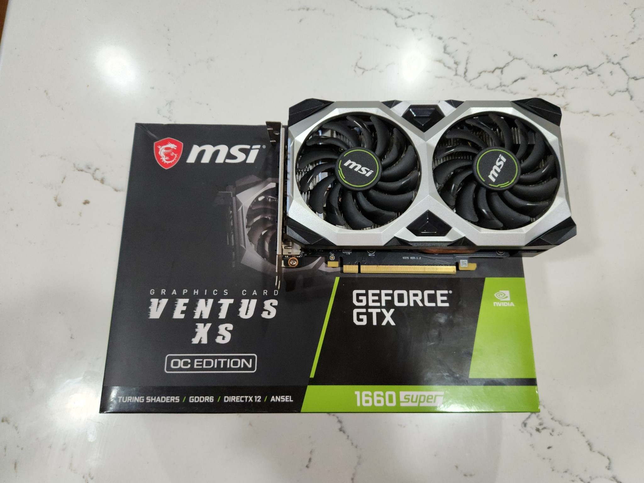 MSI VENTUS XS OC edition GTX 1660 Super 6gb