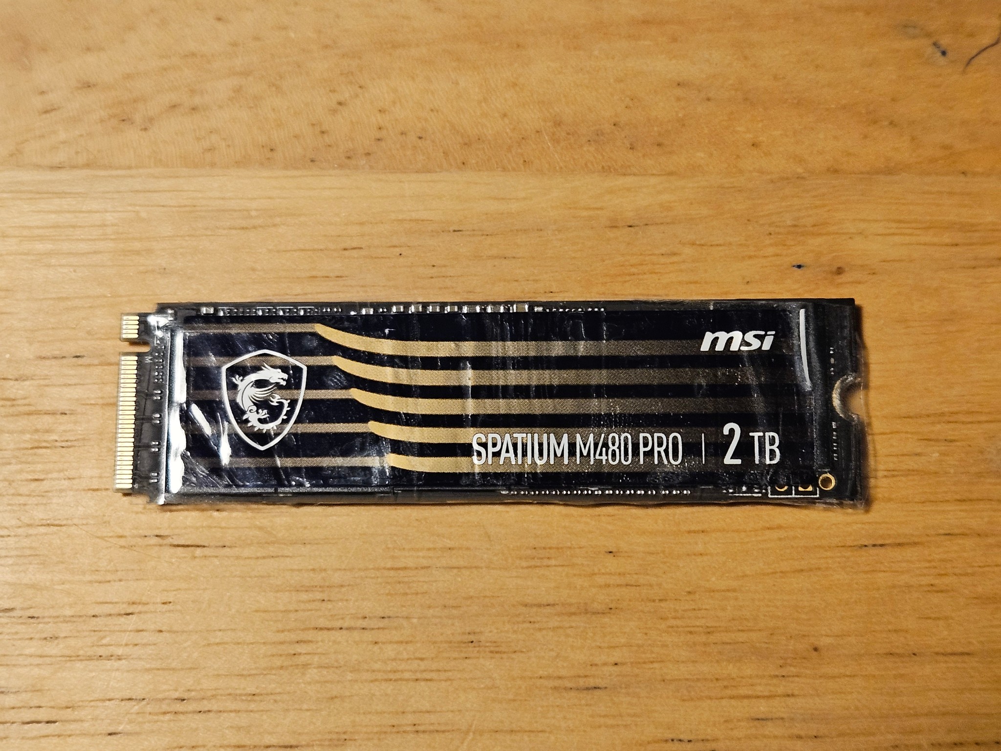 MSI M480 Pro 2TB NVME SSD with DRAM and Heatsink