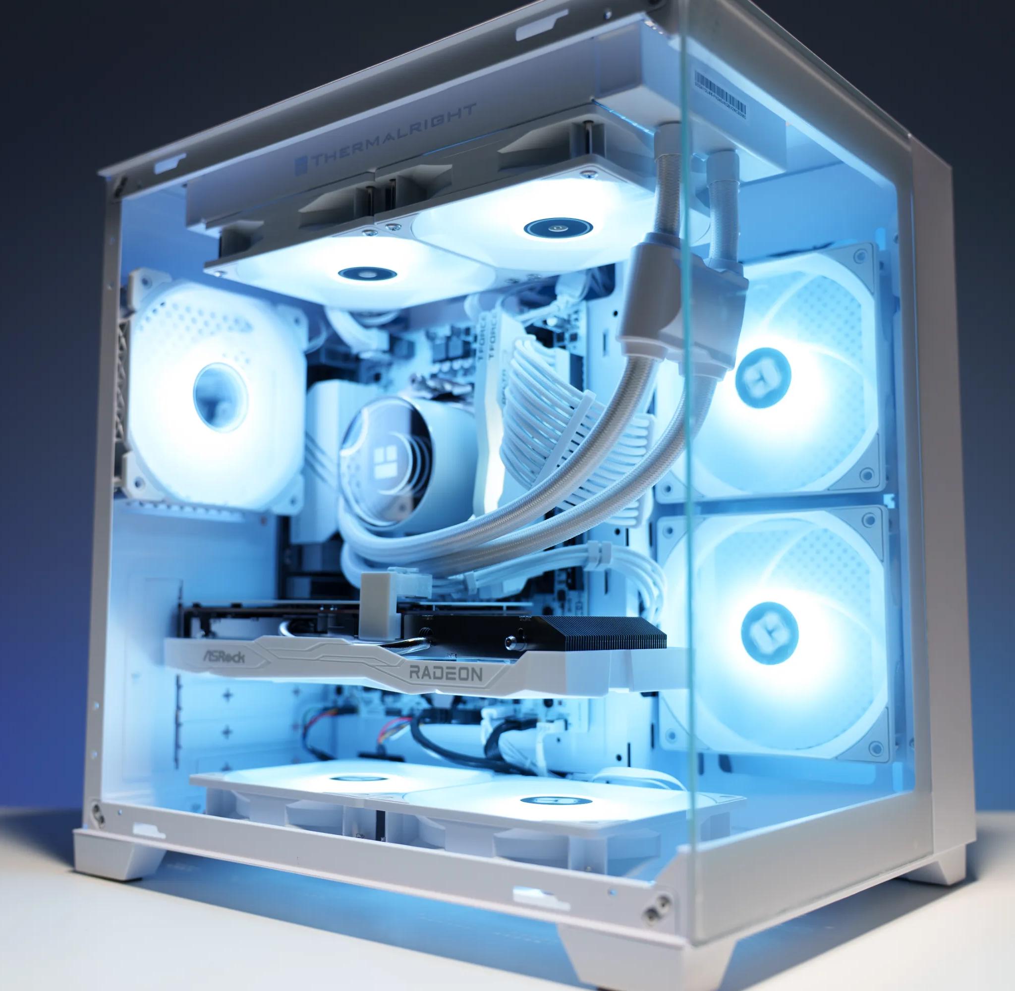 All White Gaming PC | Ryzen 5 5600x | RX 6600 | 16GB DDR4 3600MHz | 1TB m.2