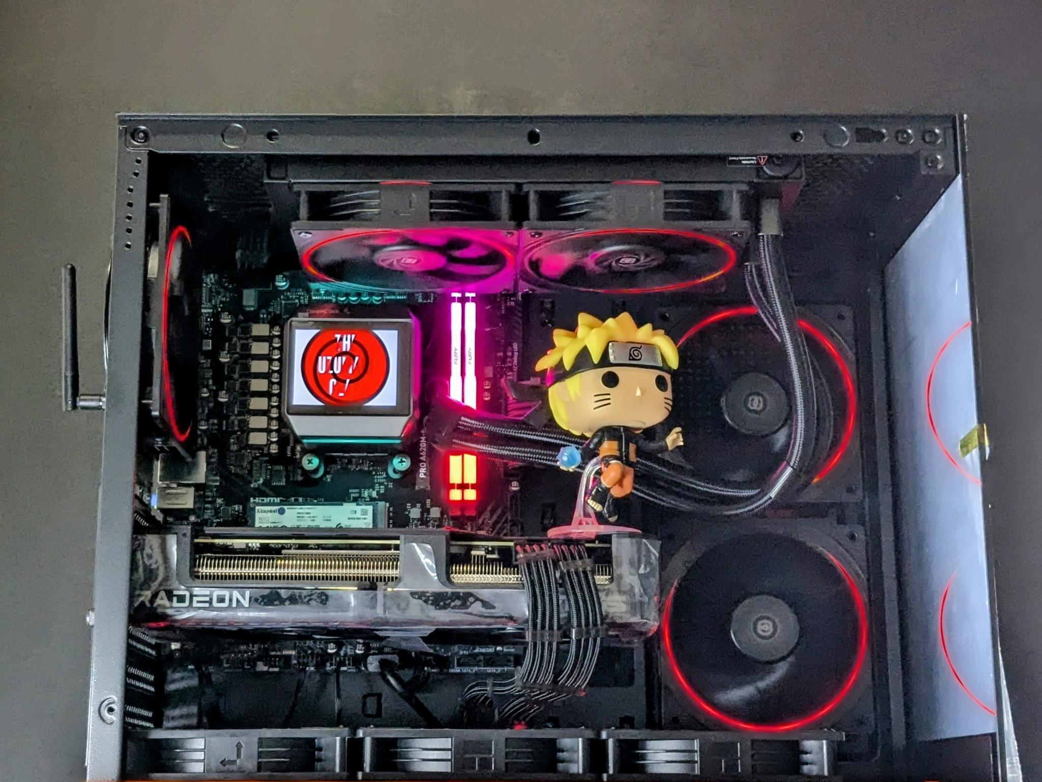 1440p👑UZAMAKI🌀🟠RX 7700XT🟠Ryzen 8000 series(AM5)🟠16GB FURY DDR5🟠1TB NVMe SSD🟠Windows 11 Pro