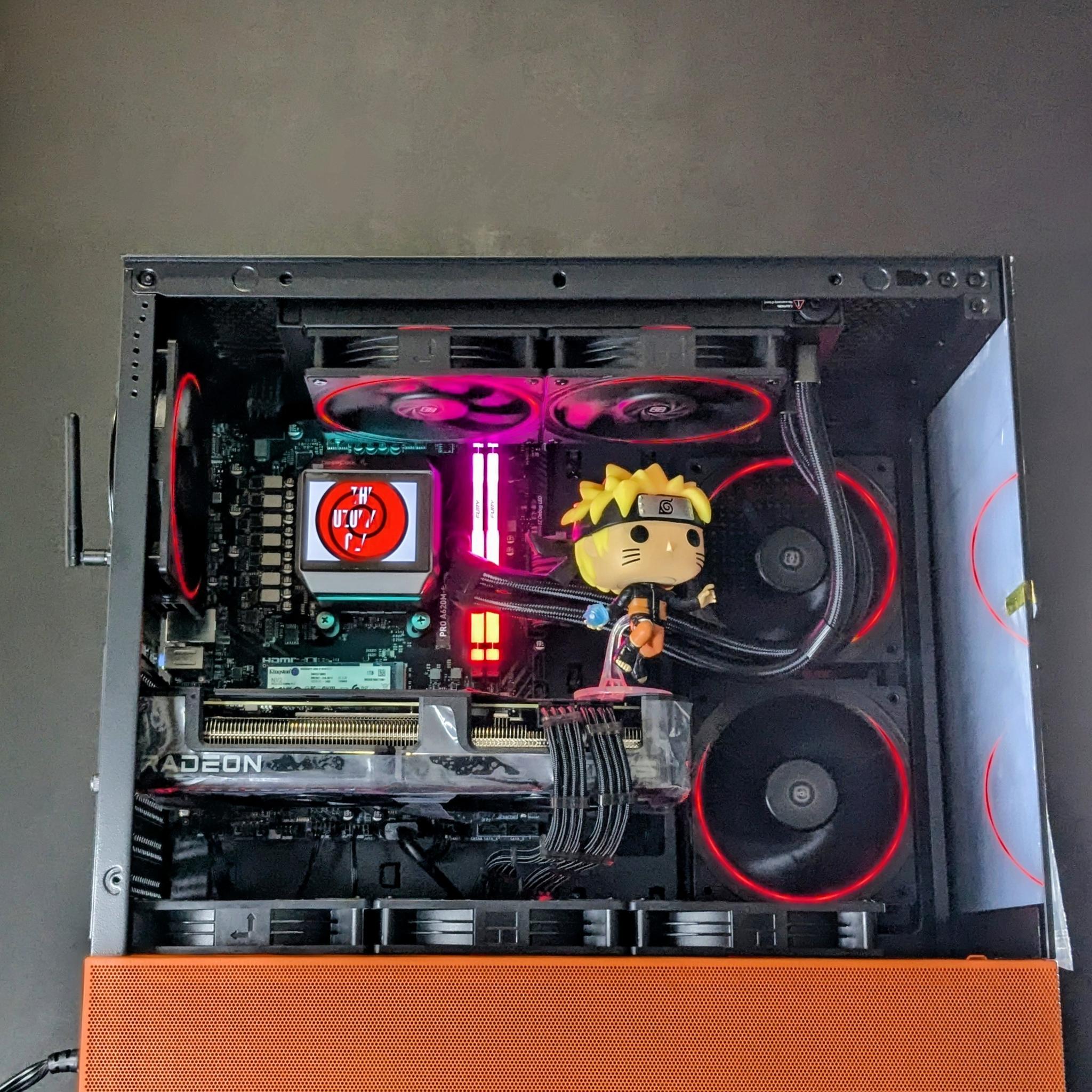1440p👑UZAMAKI🌀🟠RX 7700XT🟠Ryzen 8000 series(AM5)🟠16GB FURY DDR5🟠1TB NVMe SSD🟠Windows 11 Pro