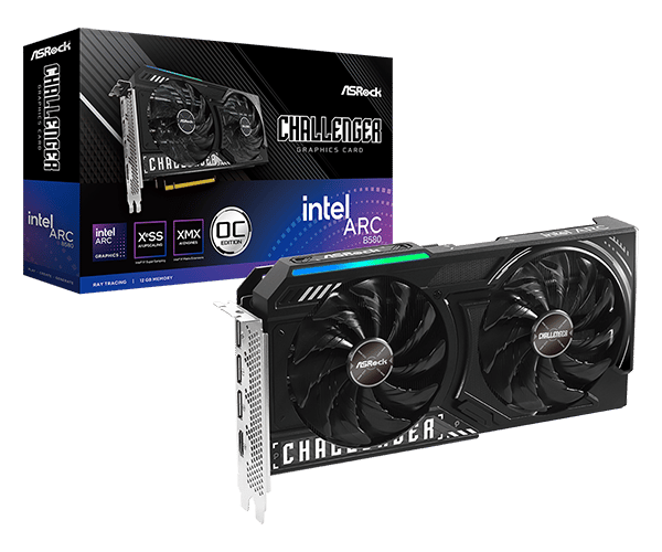 Intel ARC B580 ASRock Challenger OC