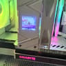 WHITE 3080 Gaming PC | RTX 3080 | 16GB DDR5 | 9600x | 1TB Storage | LCD DISPLAY Cooler
