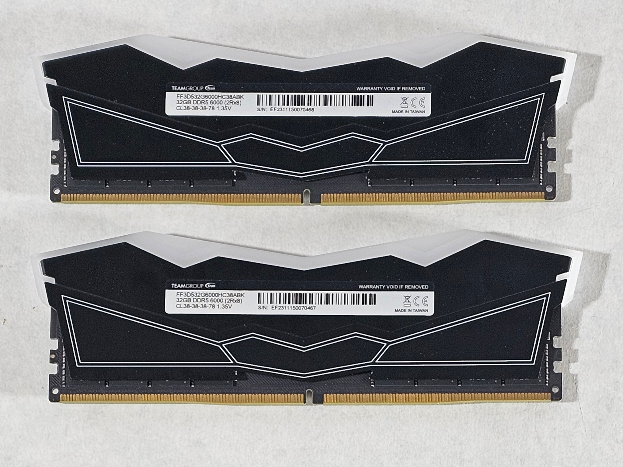 64GB DDR5 (2x32GB) CL38 6000MT/s TeamGroup T-Force Delta RGB