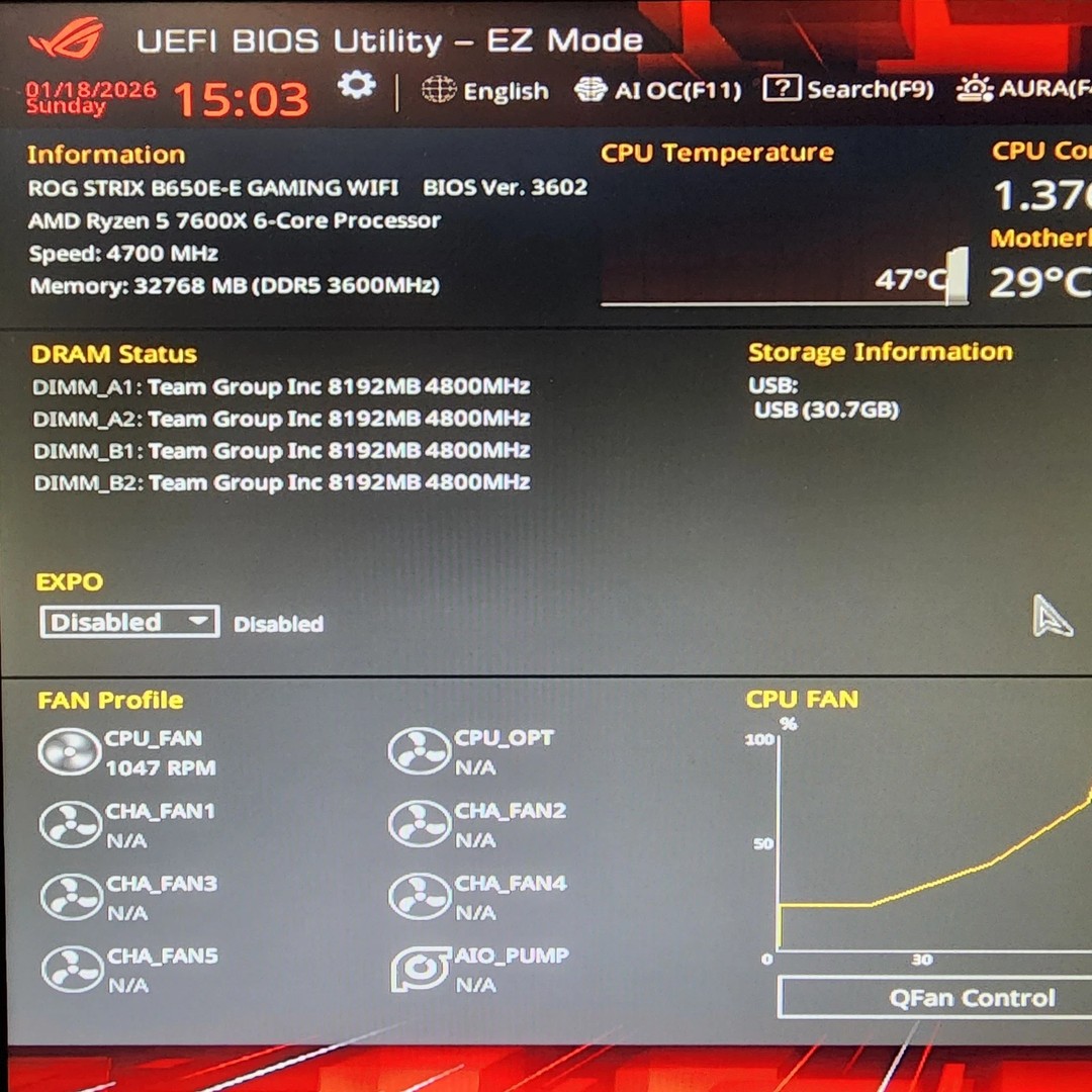 UPDATED BIOS ASUS ROG STRIX B650E-E GAMING WIFI DDR5 AM5 ATX