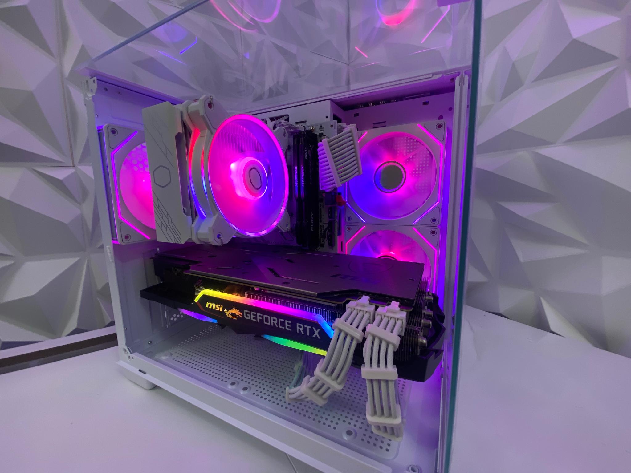 🎅🎅 White Elite Build – Ryzen 5 3600 + RTX 2080 8GB | 1080p/1440p High FPS Ready
