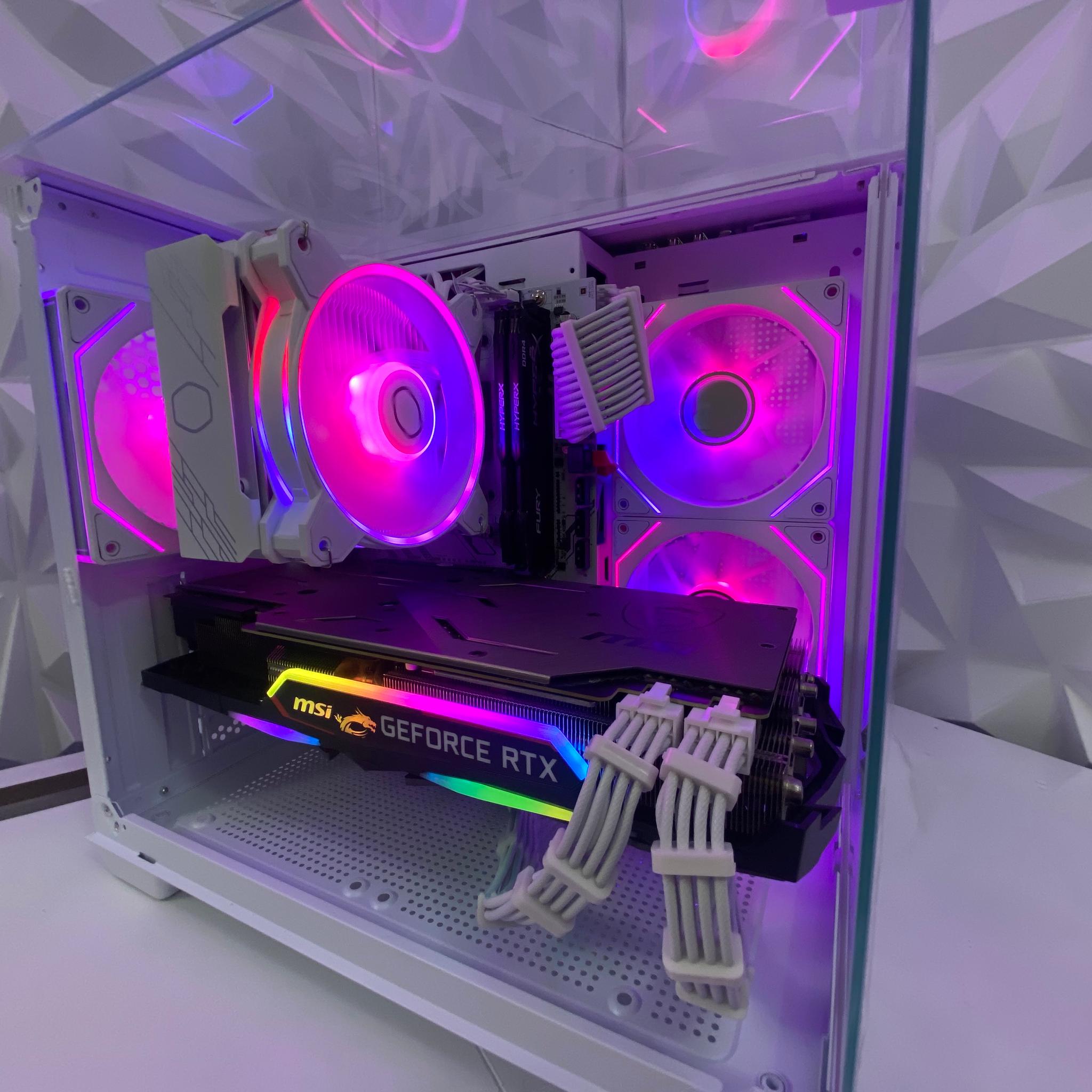 🎅🎅 White Elite Build – Ryzen 5 3600 + RTX 2080 8GB | 1080p/1440p High FPS Ready