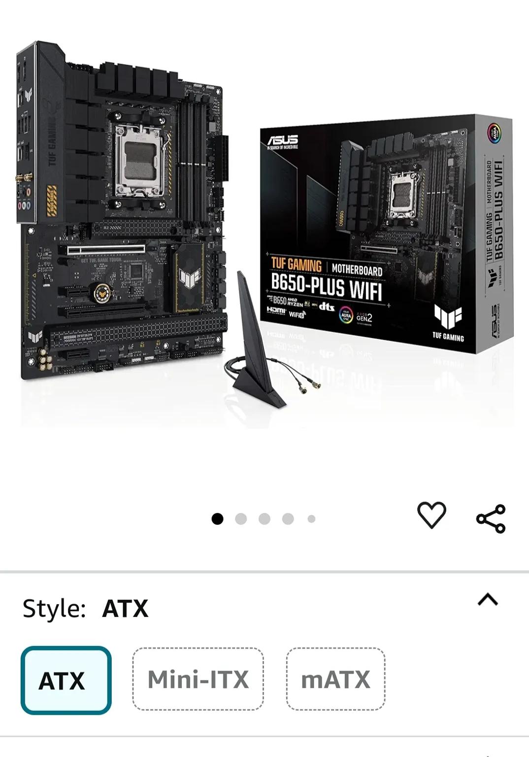 🔥🔥ASUS TUF GAMING B650-PLUS WIFI AM5 AMD  ATX Motherboard w/ Warranty🔥🔥