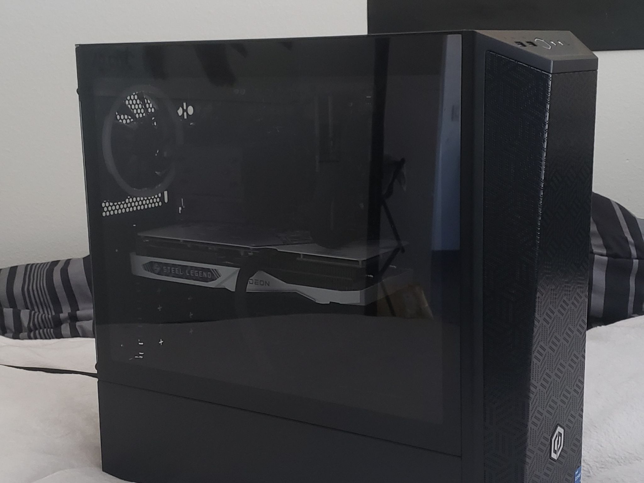 "The Neon-Steel" High-End Gaming PC, i7-12700k, RX 6650 XT