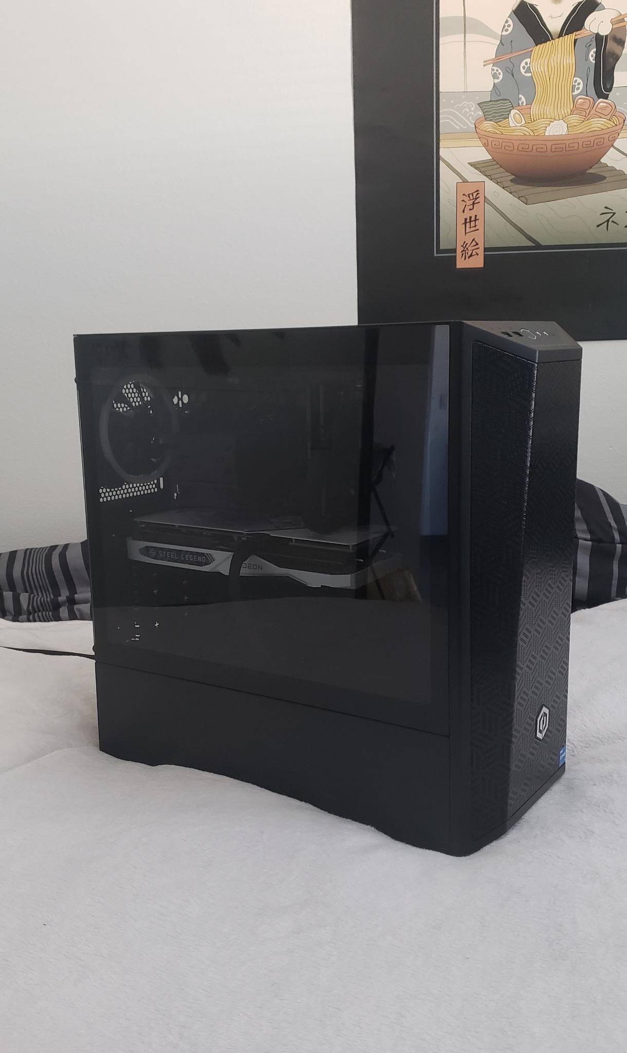 "The Neon-Steel" High-End Gaming PC, i7-12700k, RX 6650 XT